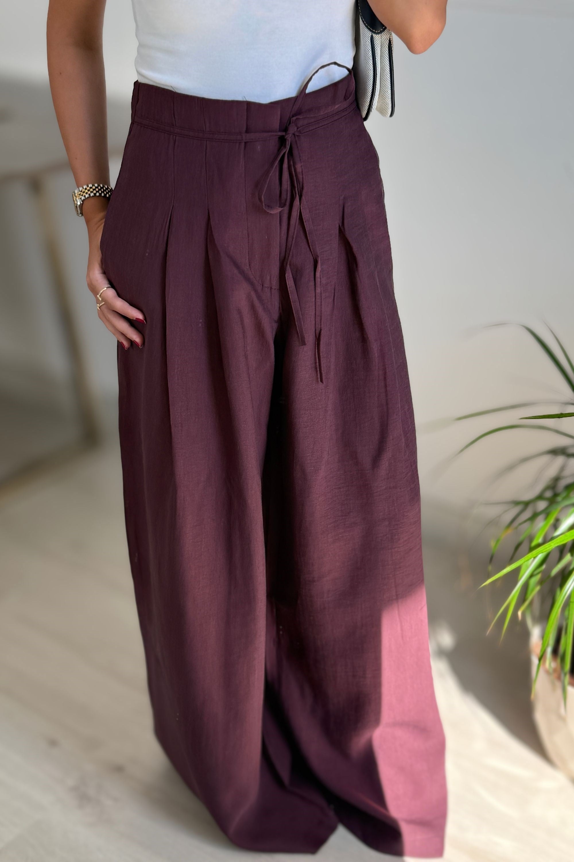 TENSEL PANTOLON - MÜRDÜM