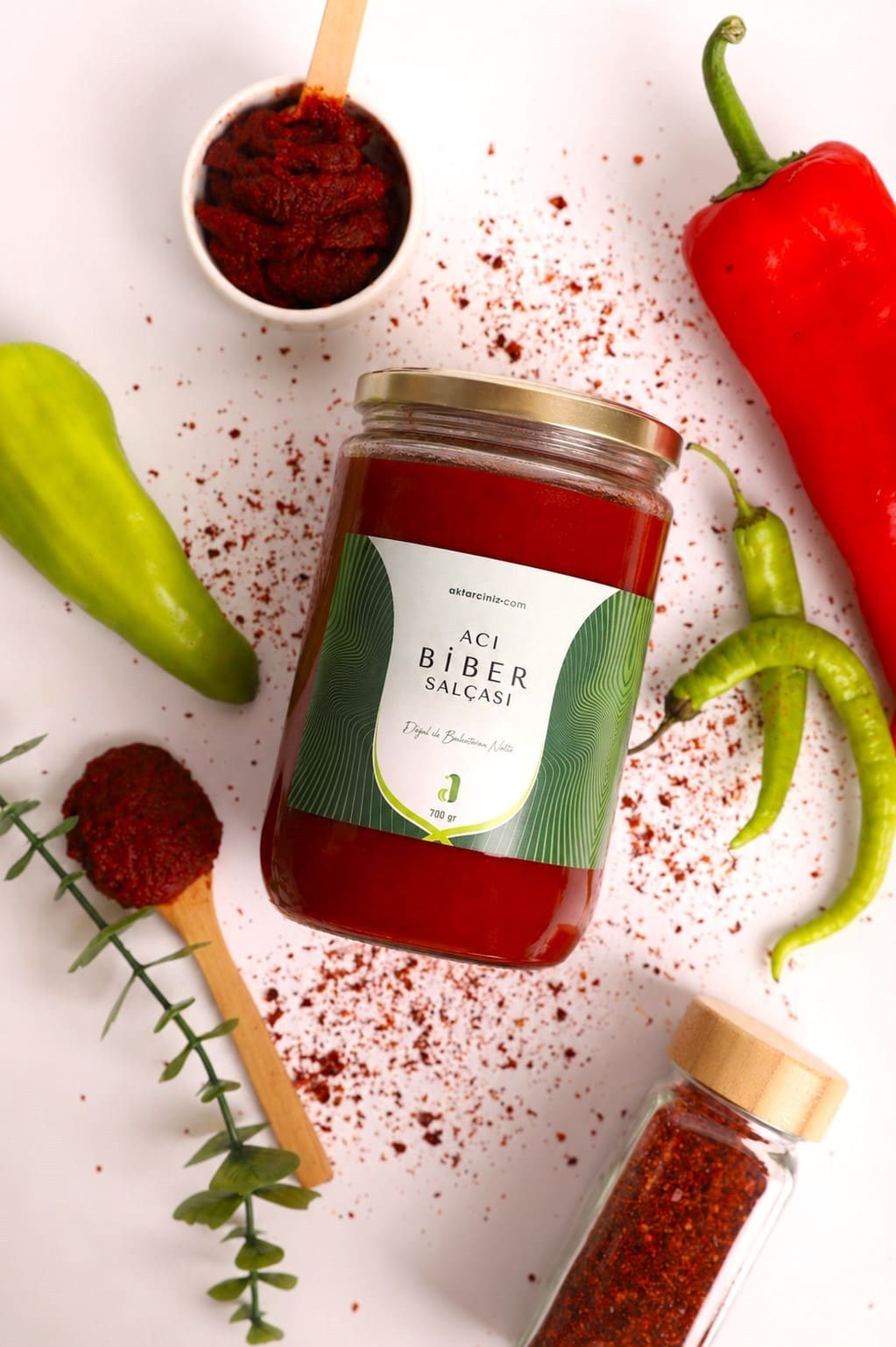 Aktarcınız Acı Biber Salçası 700gr
