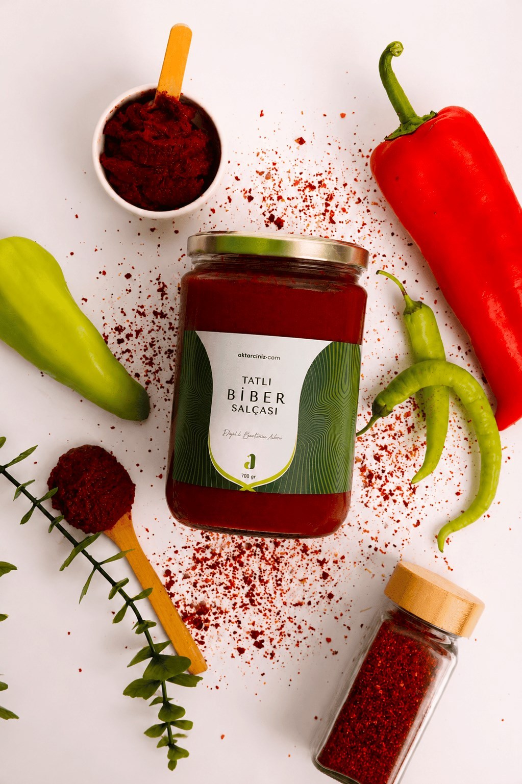 Aktarcınız Tatlı Biber Salçası 700gr
