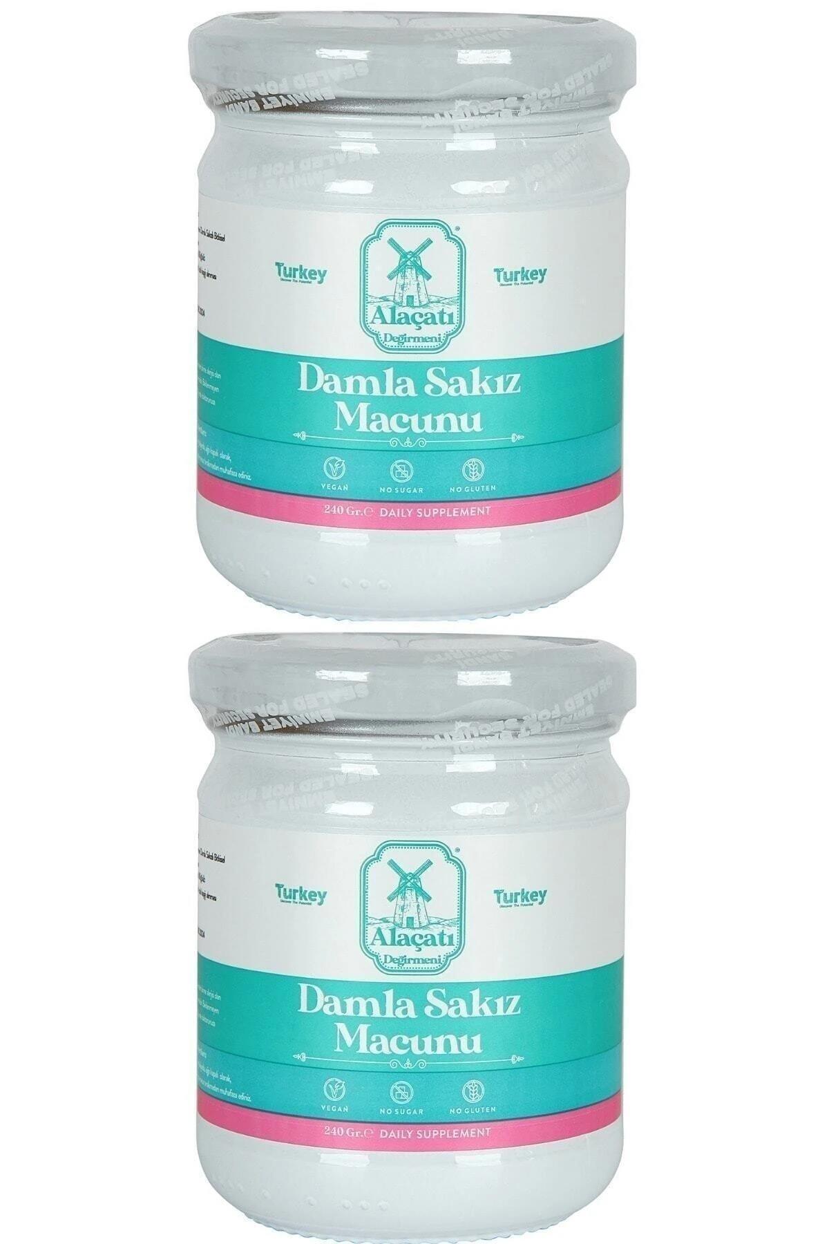 Alaçatı Değirmeni Damla Sakızlı Macun 2 x 240 gr 2'li Set