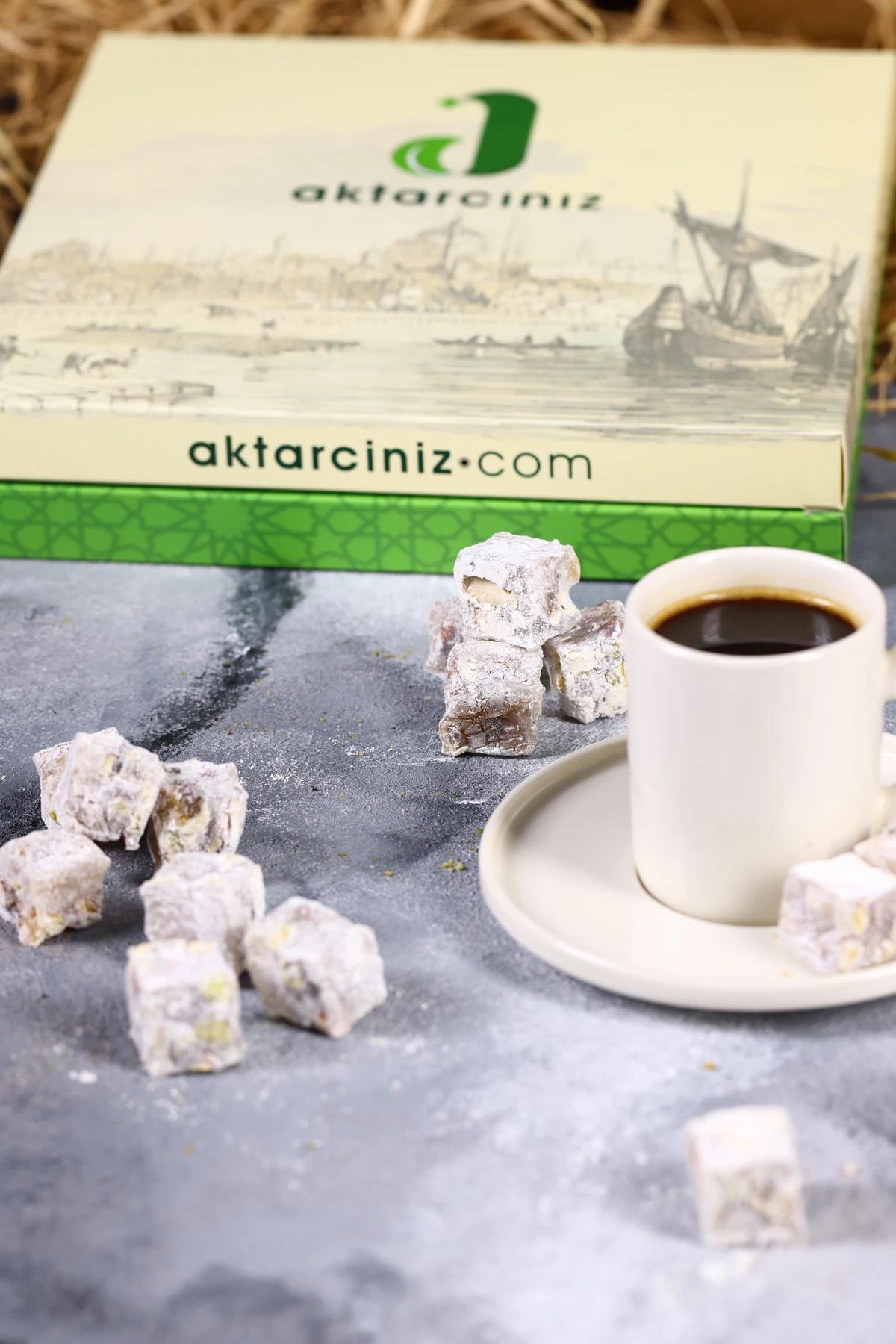 Pudralı Fıstıklı Duble Türk Lokumu 100 gr