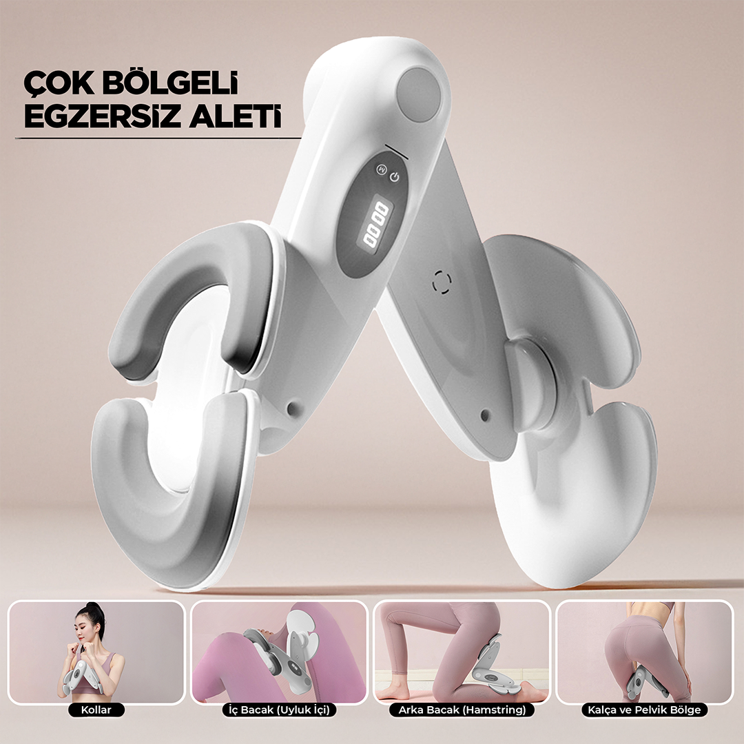 İç Bacak Egzersiz Aleti Thigh Master Kegel Cihazı Pelvik Taban Kas Aleti Kalça ve Kol Sıkılaştırıcı