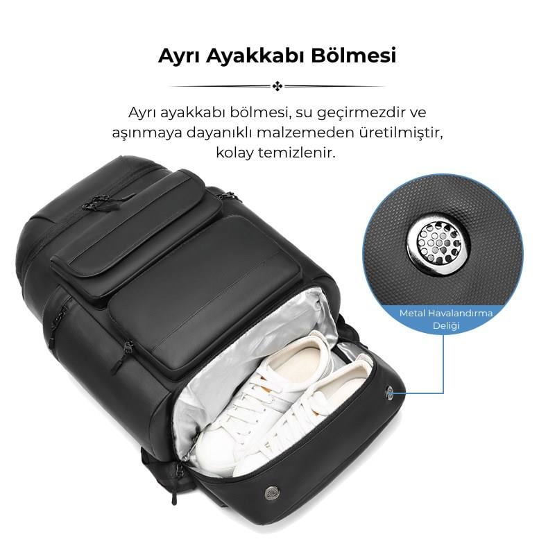 Su Geçirmez 40L Seyahat Sırt Çantası - 17