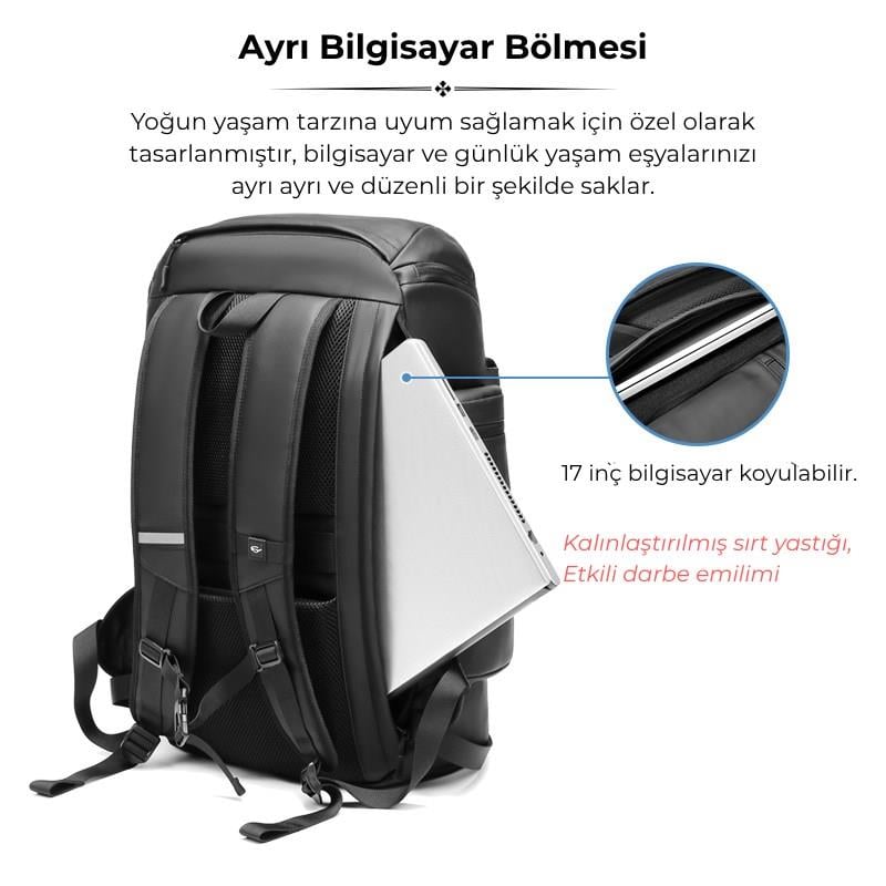 Su Geçirmez 40L Seyahat Sırt Çantası - 17