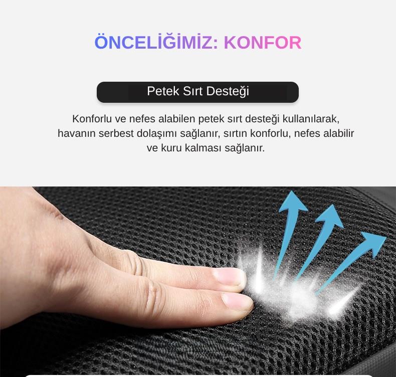 Su Geçirmez 40L Seyahat Sırt Çantası - 17