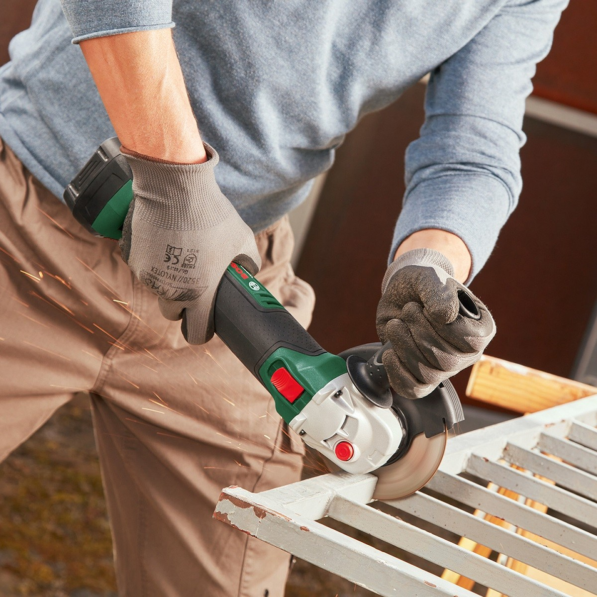 Bosch UniversalHammer 18V UniversalGrind 18V-75 EasyImpact 18V-40 2.5Ah. Çift Akülü Makine Seti