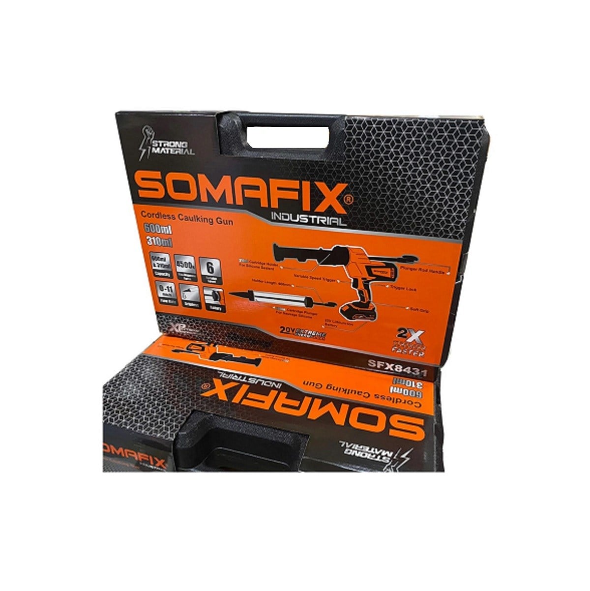 Somafix Şarjlı Poliüretan Mastik Sosis Tabancası 600 ml  SFX8431