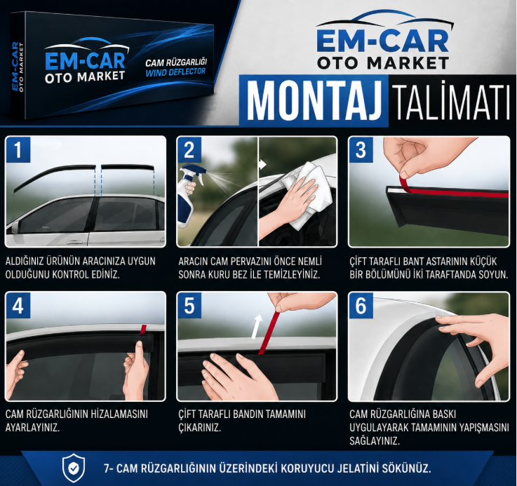 Dacia Duster 2018-2022 Uyumlu Cam Rüzgarlığı A Kalite Uzun Ömürlü