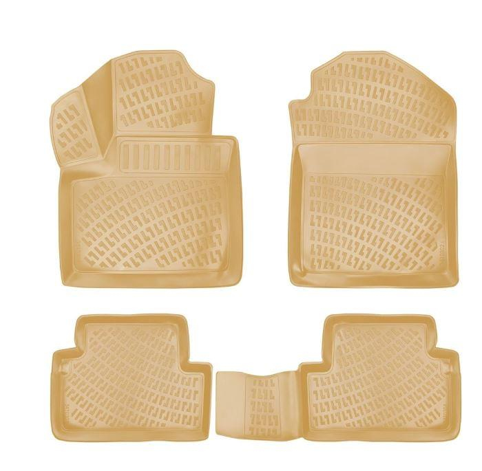 Ford Connect 2002-2013 Uyumlu 4.5D Havuzlu Paspas Bej