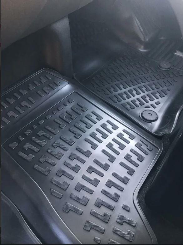 Ford Tourneo Custom 2012-2023 Uyumlu 4.5D Havuzlu Paspas | Şoför + 2 Yolcu Koltuğu - Otomatik Vites