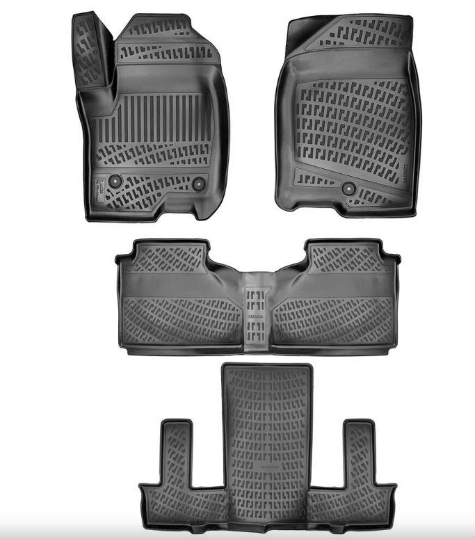 GMC Denali/Yukon Bucket Seating 7 Koltuklu 2021 Sonrası Uyumlu 4.5D Havuzlu Paspas