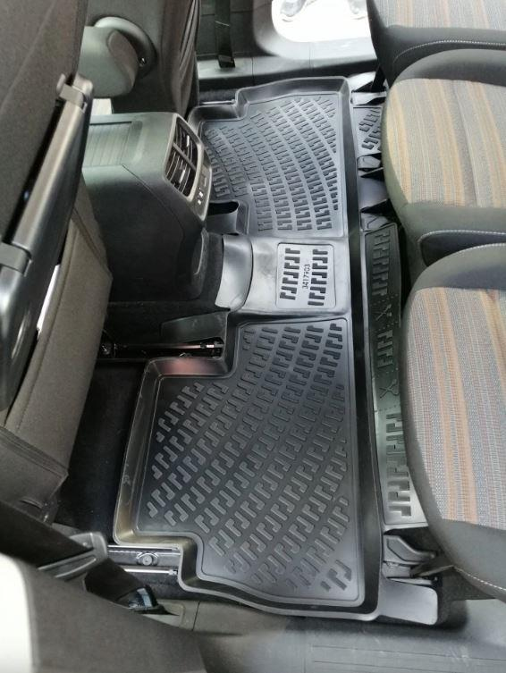 Opel Combo 2019 Sonrası Uyumlu 4.5D Havuzlu Paspas | Katlanamayan Ön Yolcu Koltuğu