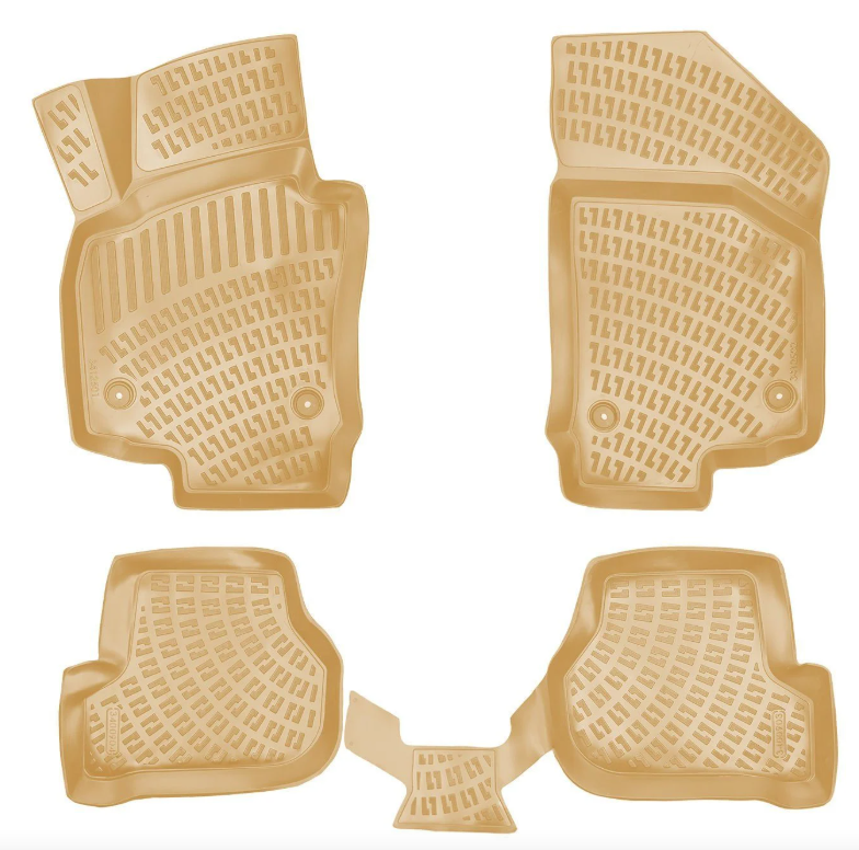 Seat Altea 2004-2015 Uyumlu 4.5D Havuzlu Paspas Bej