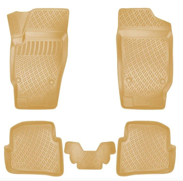 Seat İbiza 2008-2017 Uyumlu 4.5D Havuzlu Paspas | Bej Hatchback