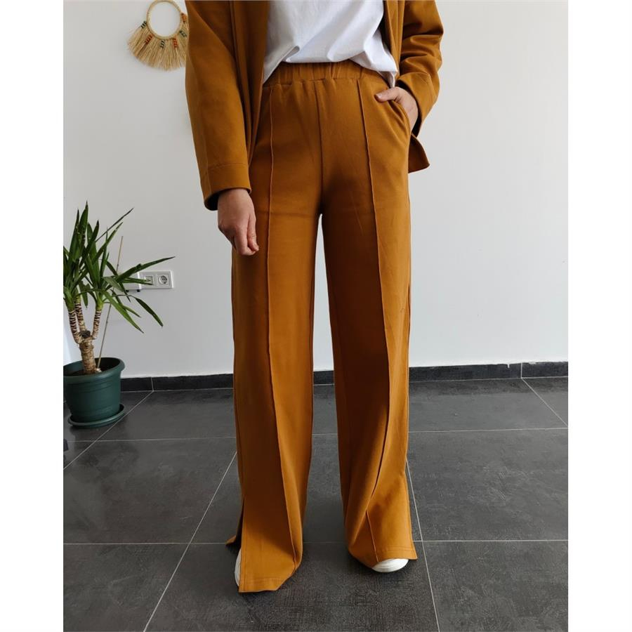 Çelik Penye Soft Turuncu Pantolon 