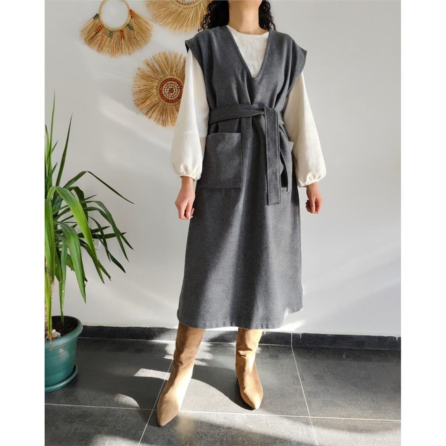 Mora Gri Kaşe Jile 