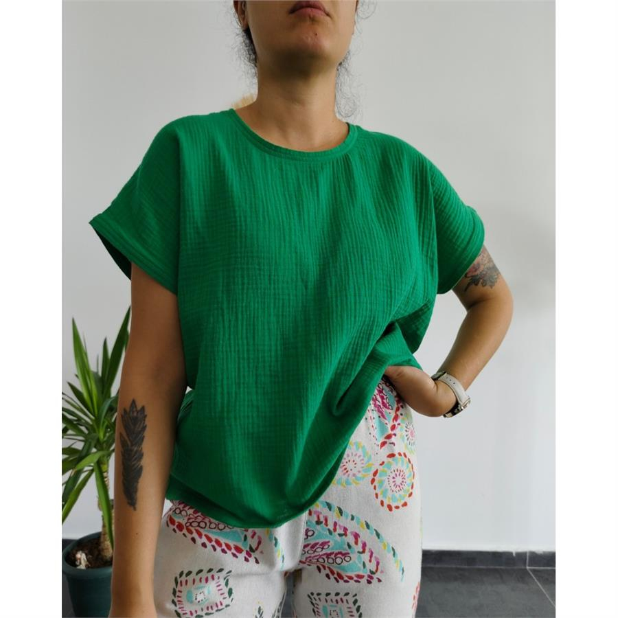 Müslin Benetton Bluz