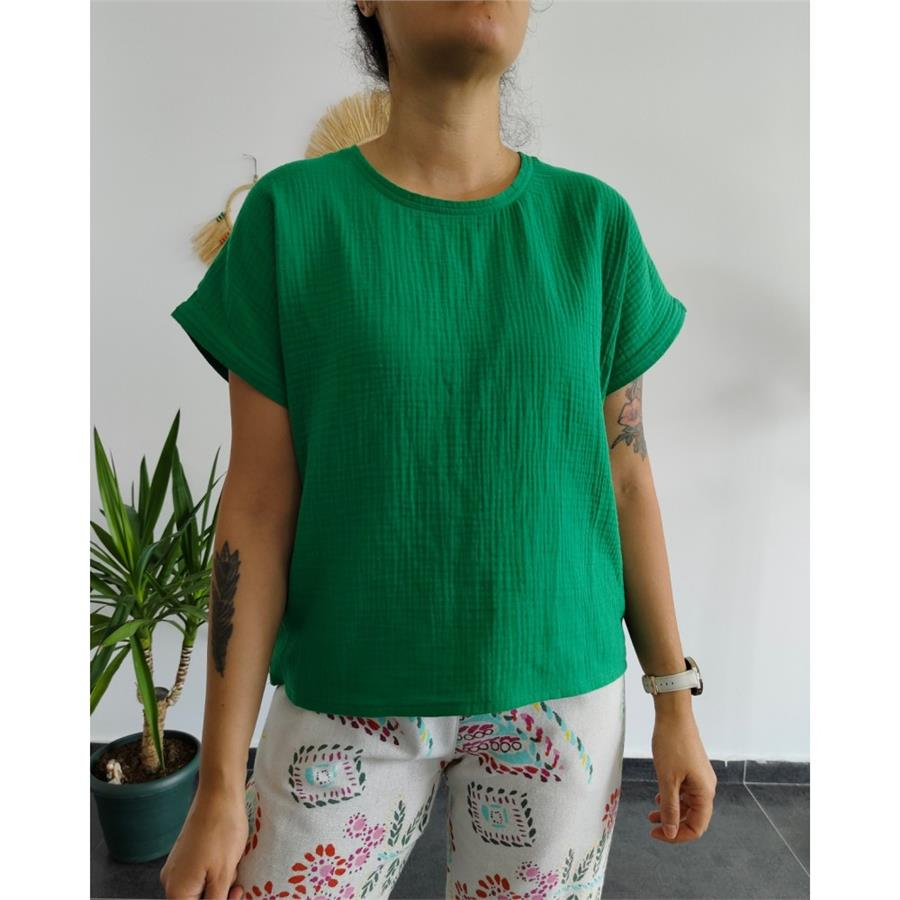 Müslin Benetton Bluz