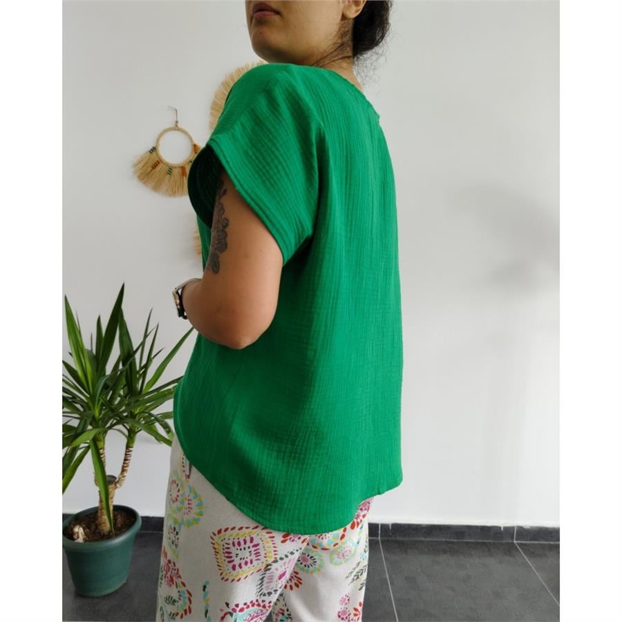 Müslin Benetton Bluz