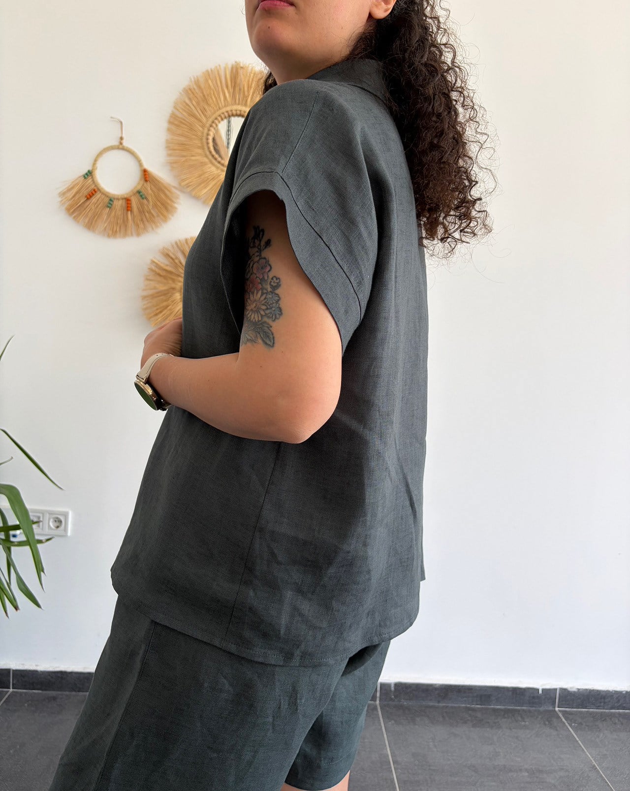 URBAN NATURE %100 KETEN NEFTİ GÖMLEK