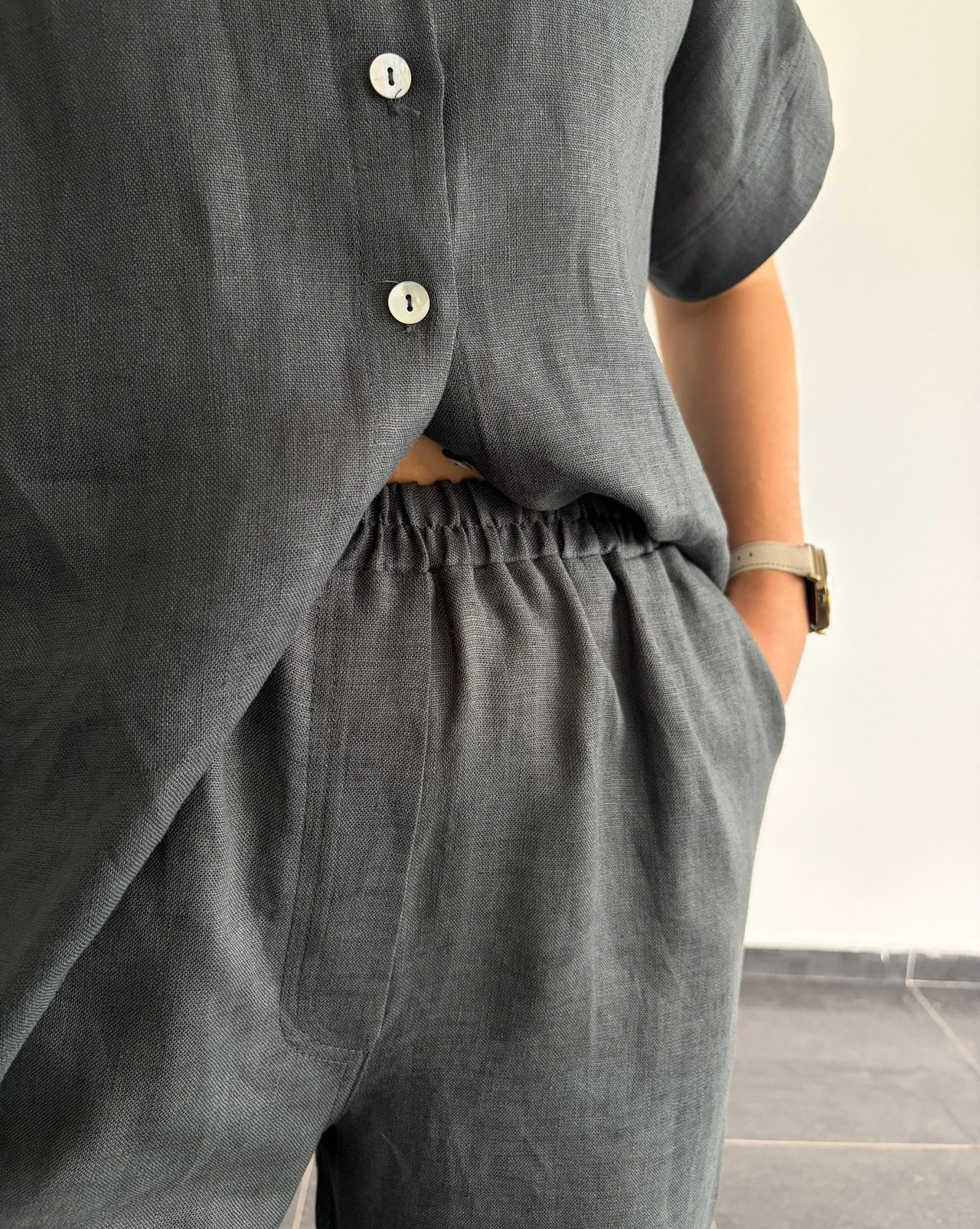 URBAN NATURE %100 KETEN NEFTİ PANTOLON