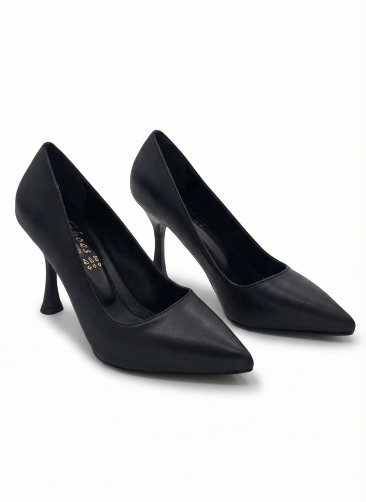 İnce Topuklu Stiletto Siyah