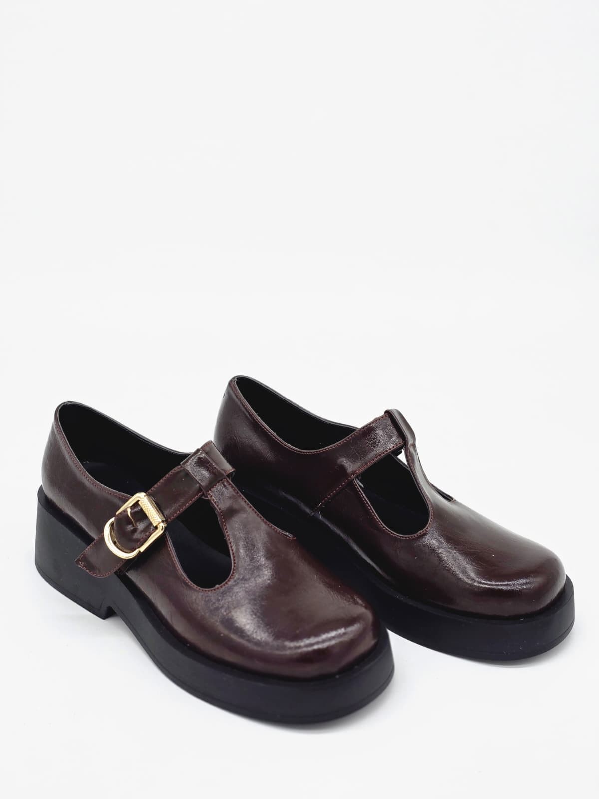 LUVESTA Burgundy Crush Platform Mary Jane