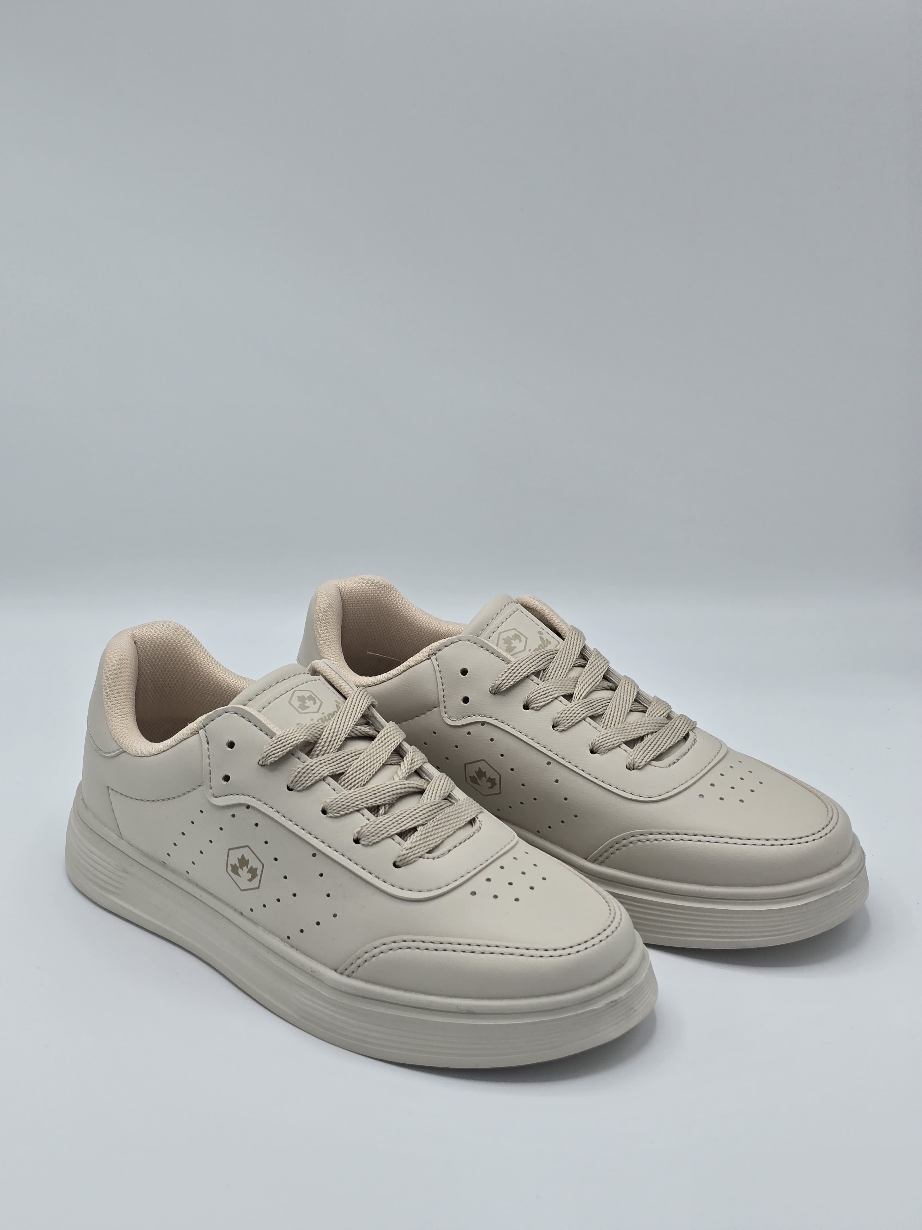 Luvesta Düz Desenli Sneaker Bej