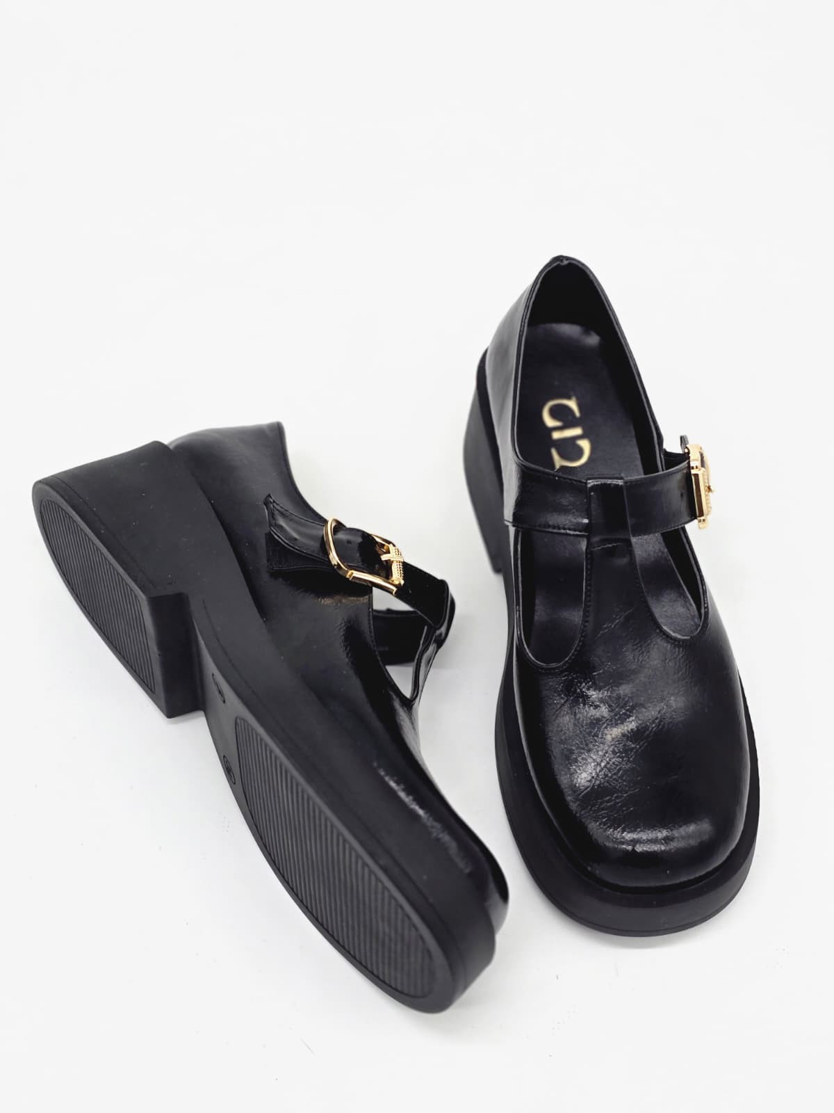 LUVESTA Glossy Black Mary Jane
