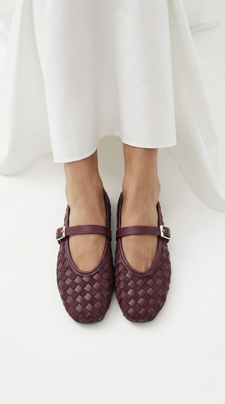 LUVESTA HASIR DESENLİ BABET Bordo