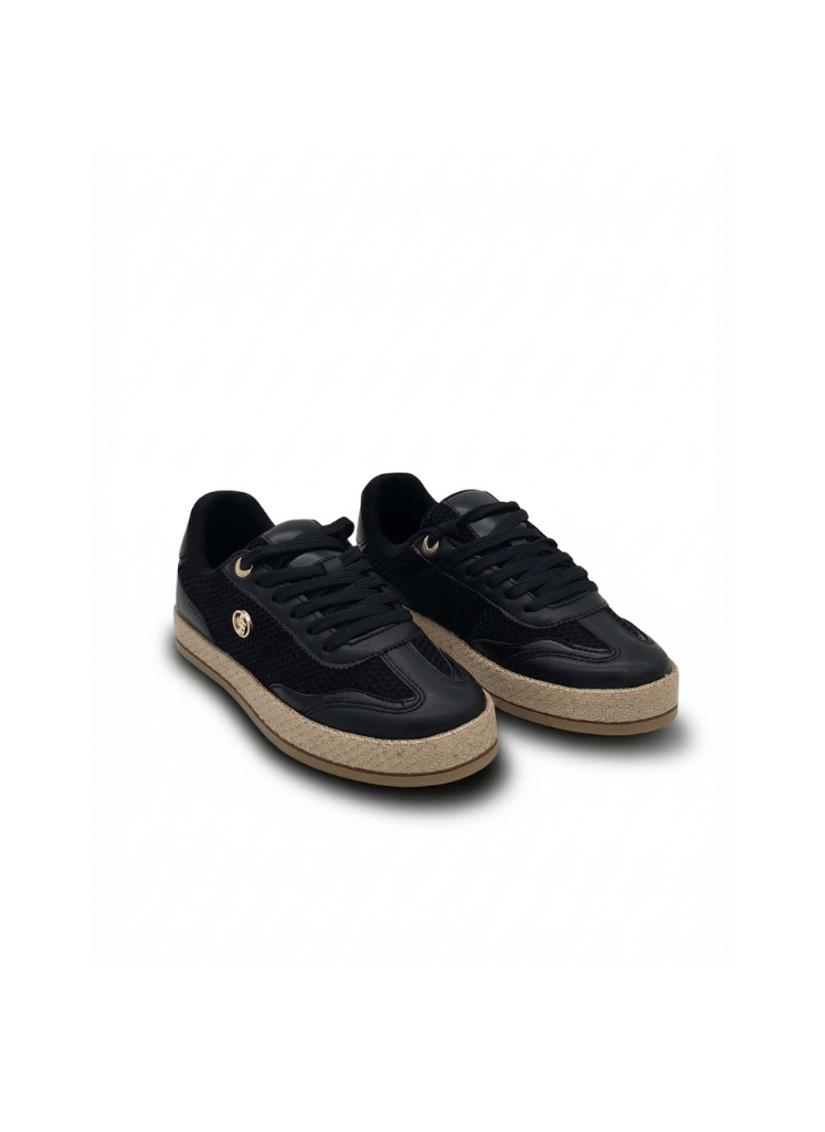 LUVESTA HASIR TABANLI GÜNLÜK SNEAKER SİYAH