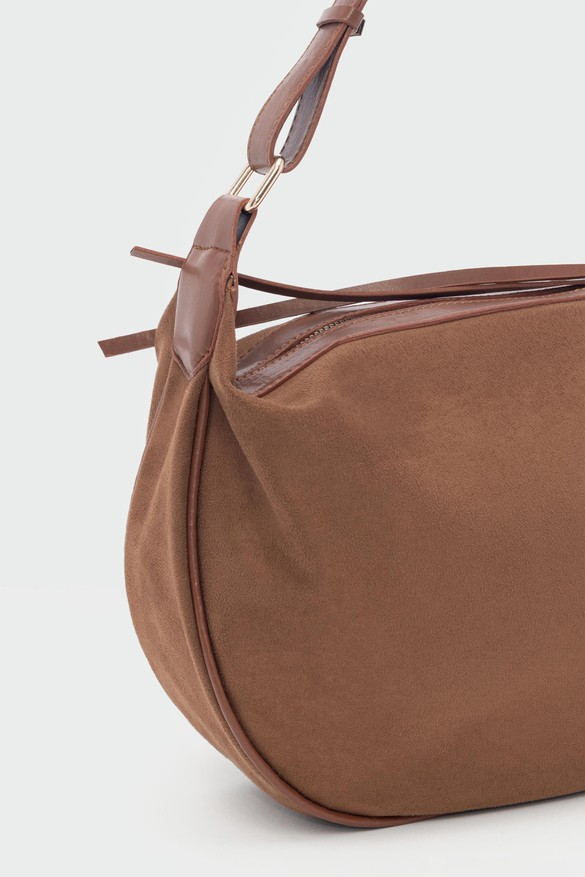 LUVESTA Luxe Suede Hobo Omuz Çantası