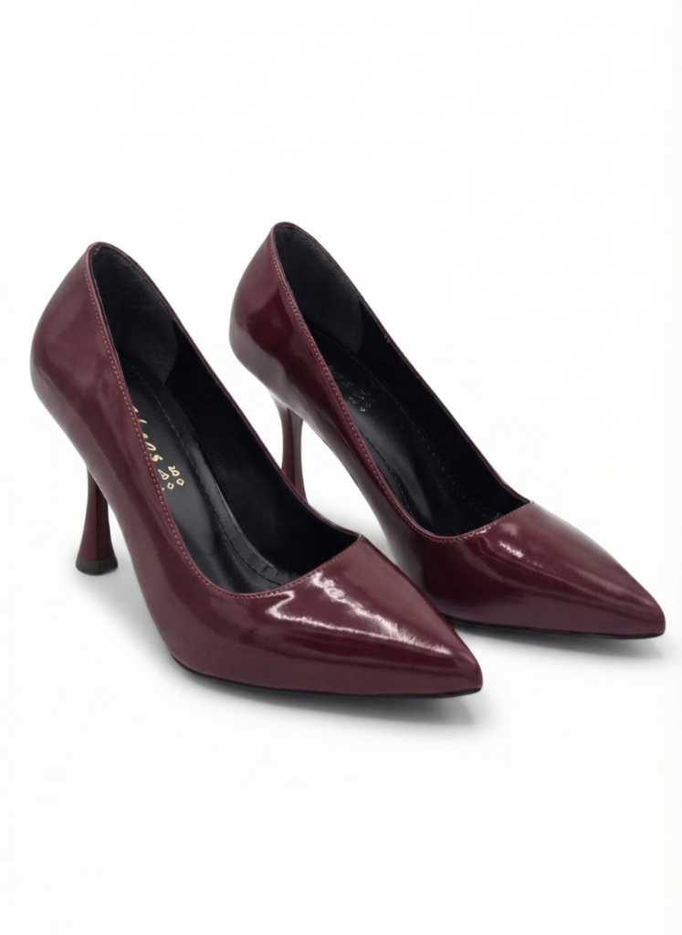 luvestashoes bordo rugan stiletto
