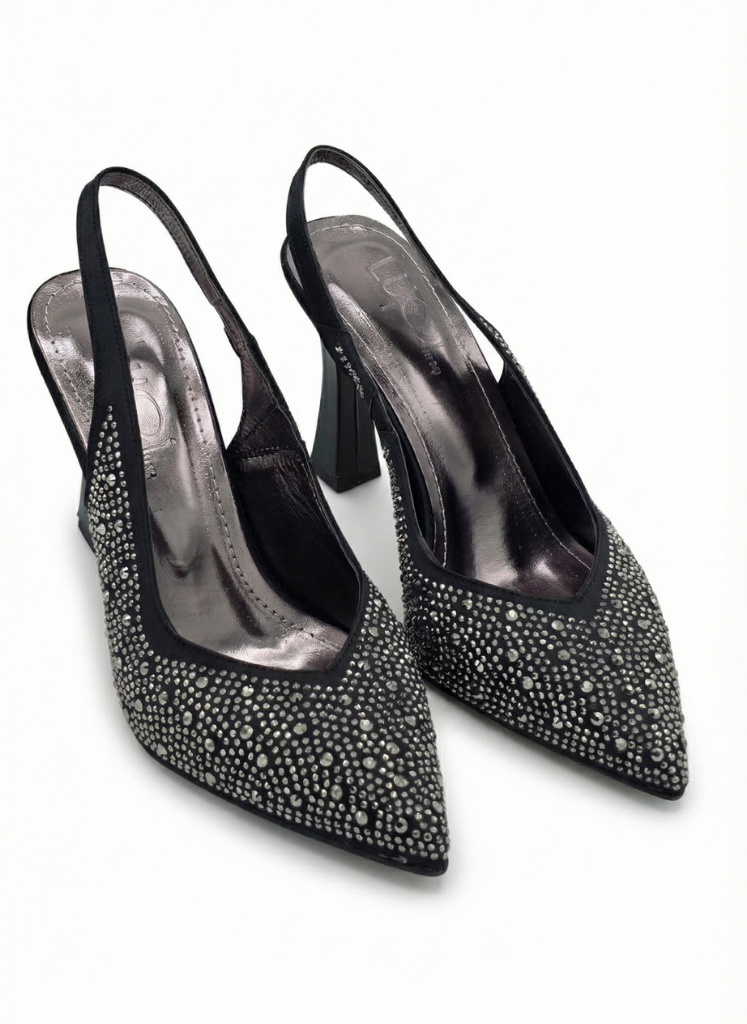 Luvestashoes Gece Yıldızı Kristal Taşlı Ortopedik Stiletto