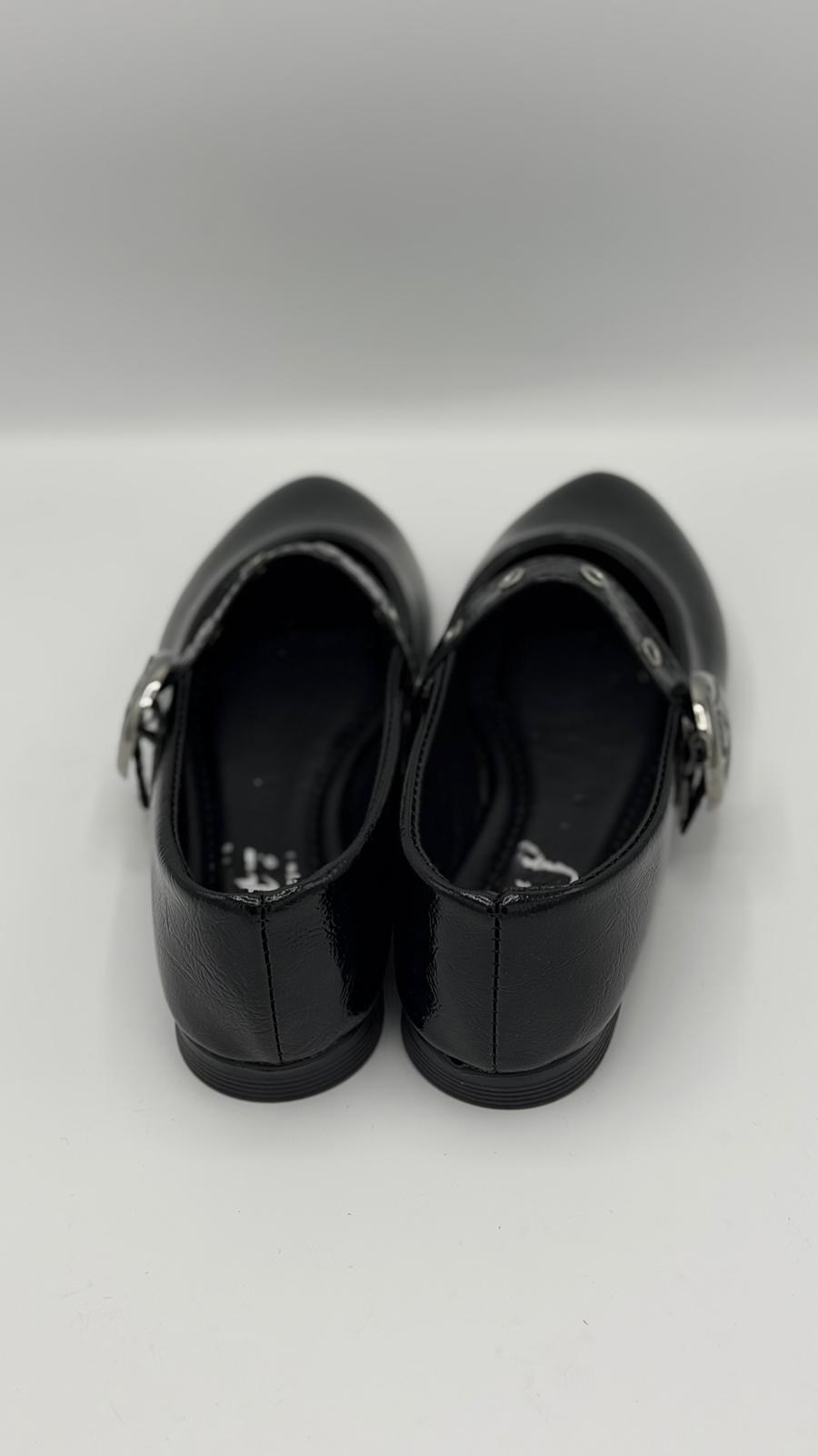 LUVESTASHOES GÜMÜŞ TOKALI SİVRİ BURUN BABET