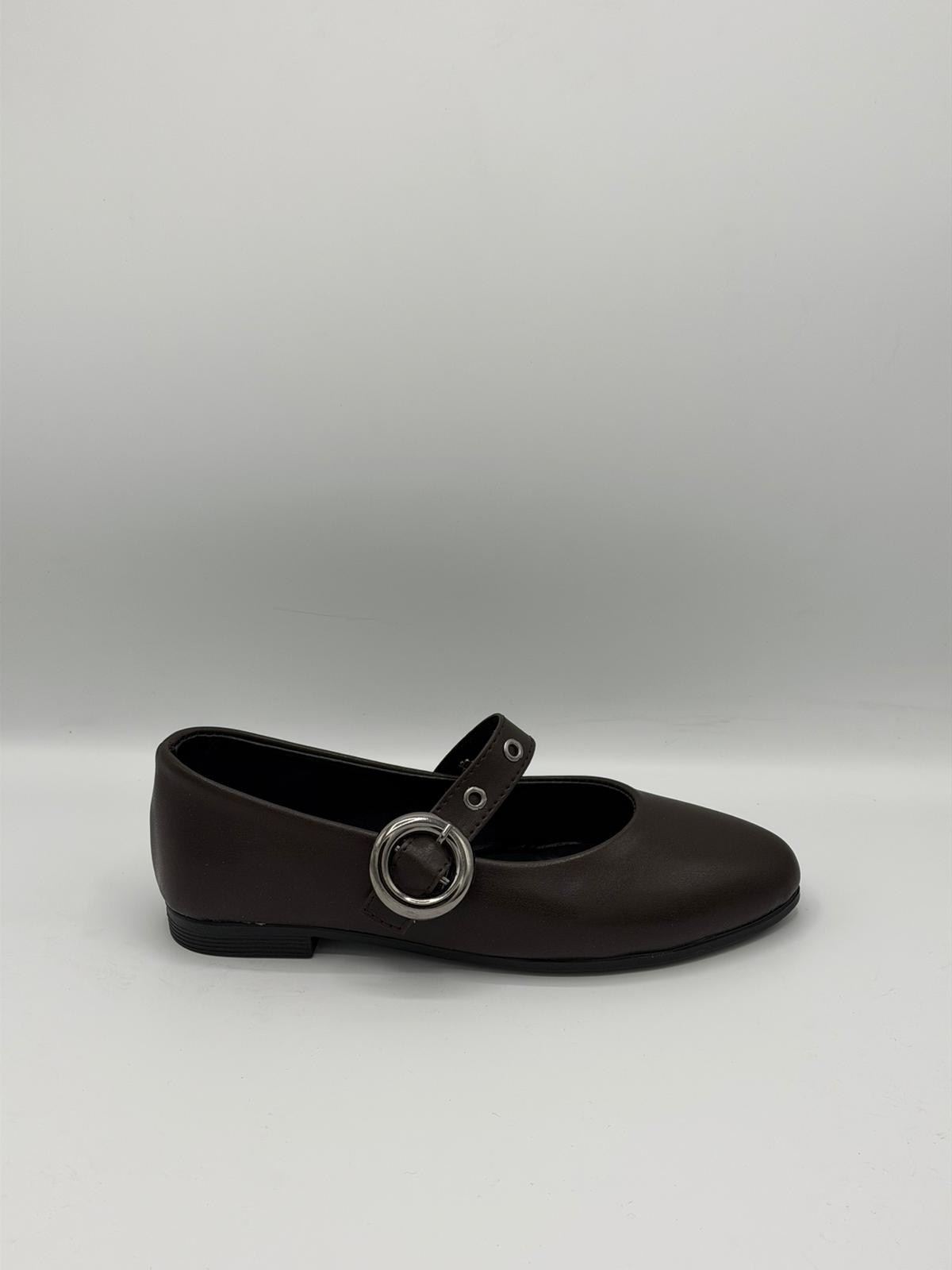 LUVESTASHOES GÜMÜŞ TOKALI SİVRİ BURUN BABET