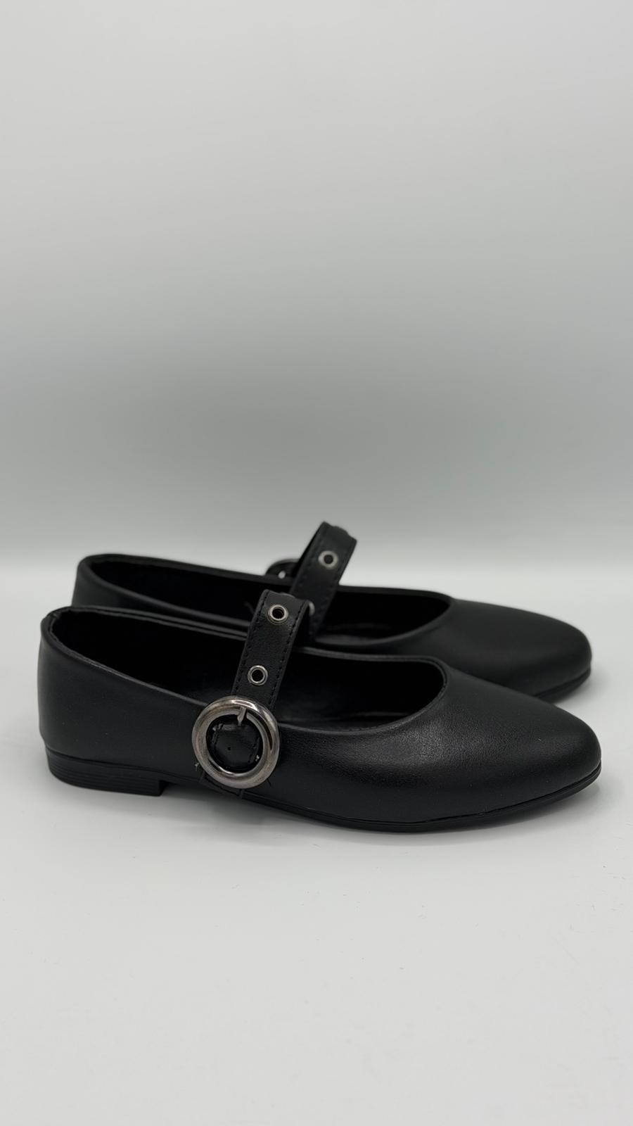 LUVESTASHOES GÜMÜŞ TOKALI SİVRİ BURUN BABET