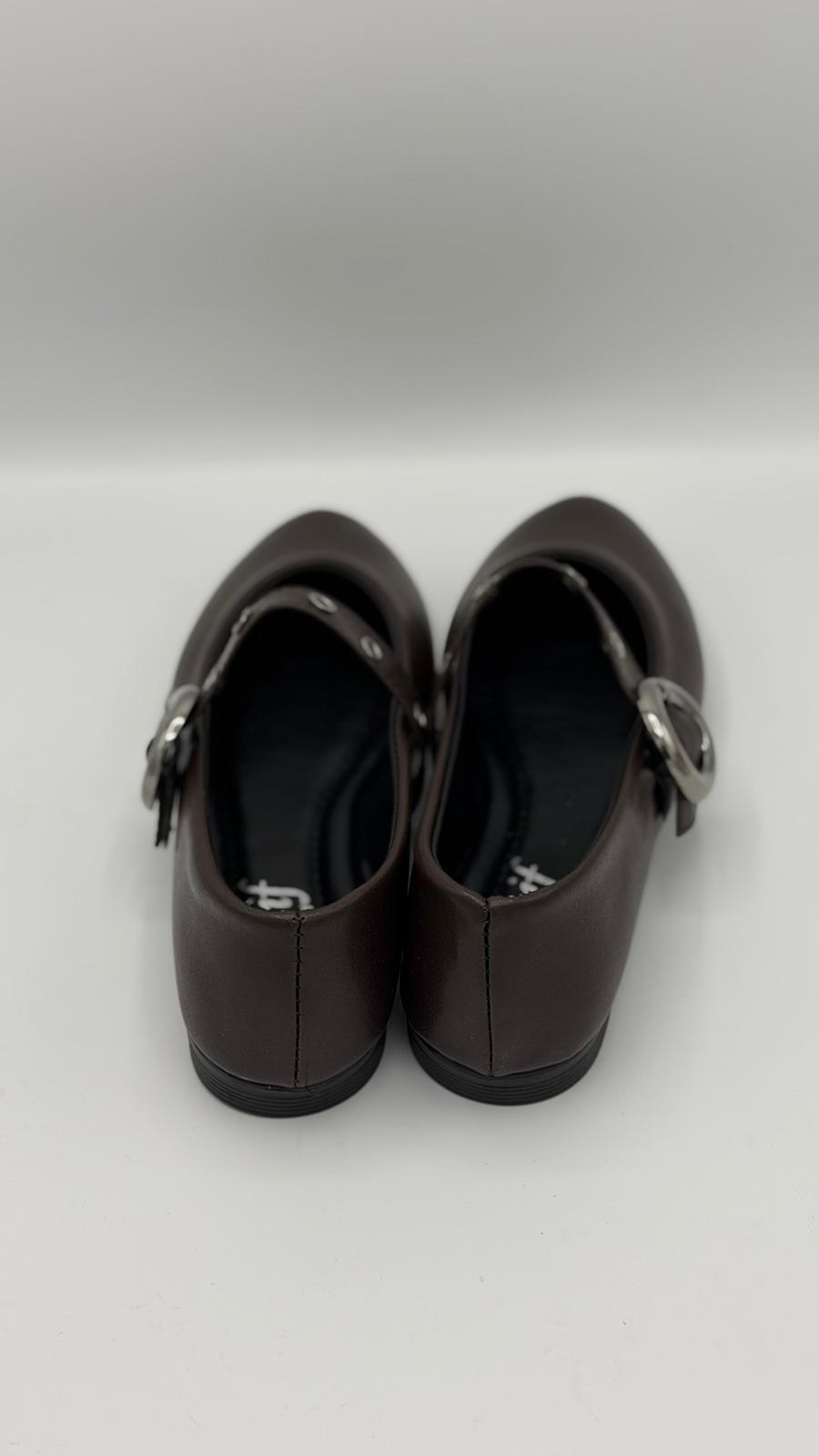 LUVESTASHOES GÜMÜŞ TOKALI SİVRİ BURUN BABET