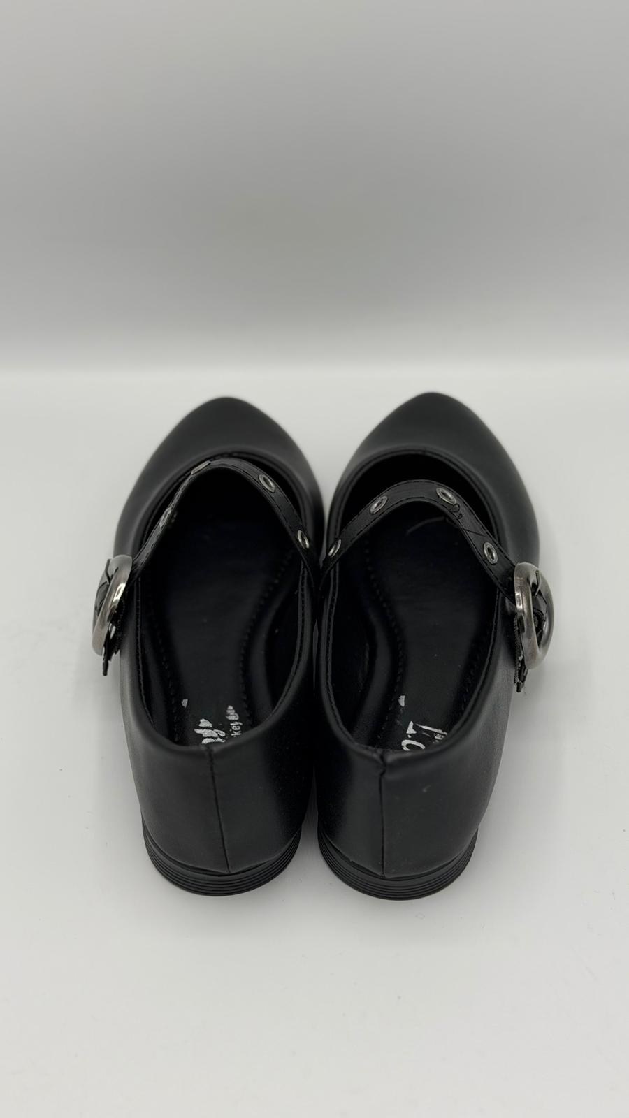 LUVESTASHOES GÜMÜŞ TOKALI SİVRİ BURUN BABET