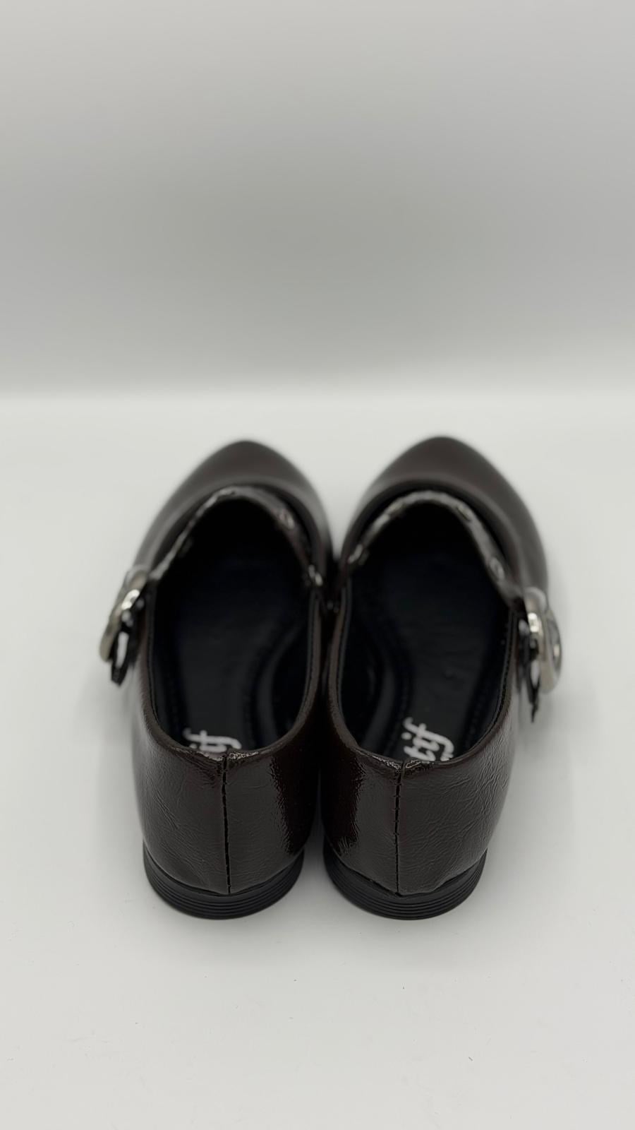 LUVESTASHOES GÜMÜŞ TOKALI SİVRİ BURUN BABET