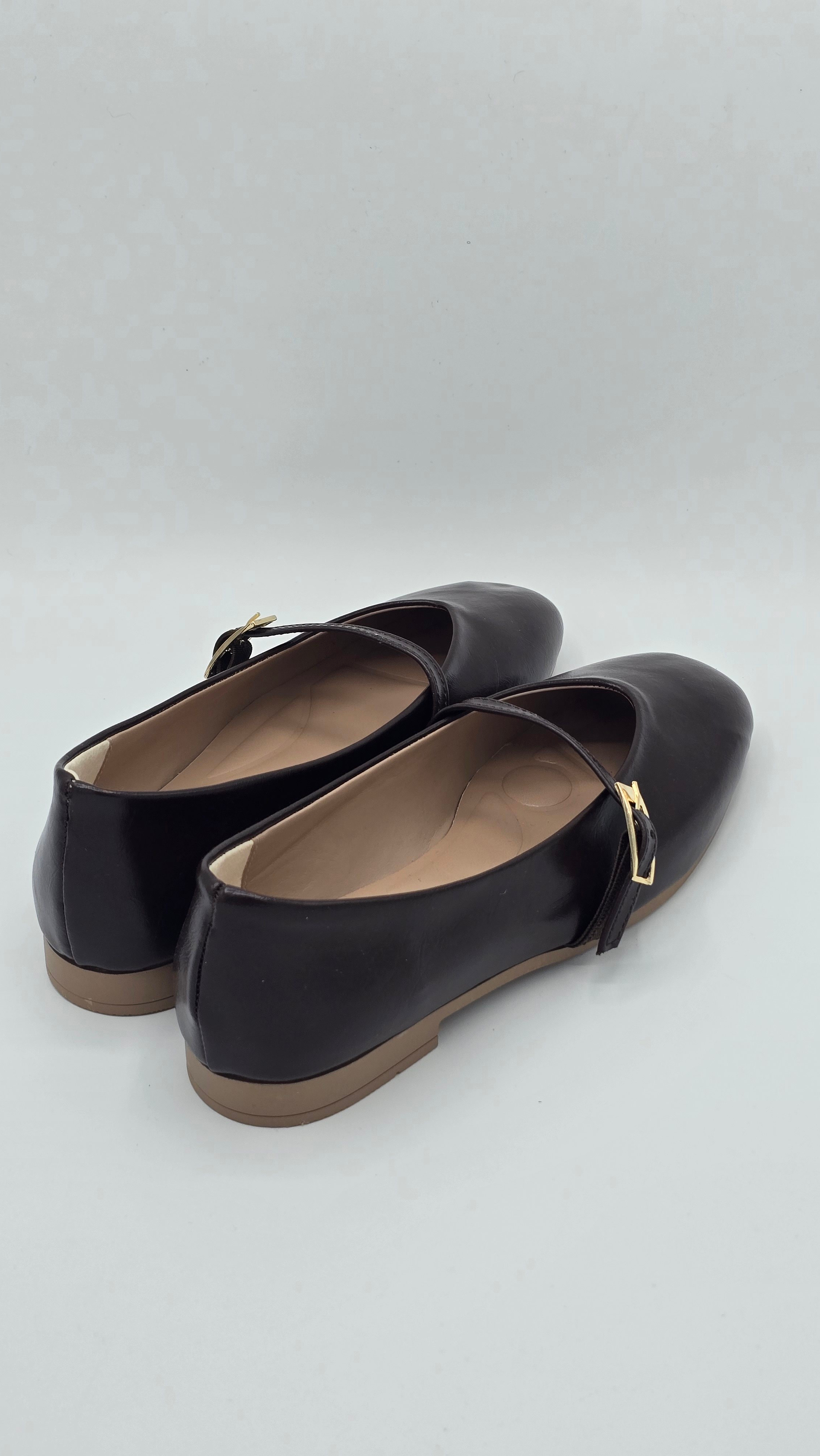 Luvestashoes Kahve Tek Tokalı Klasik Babet