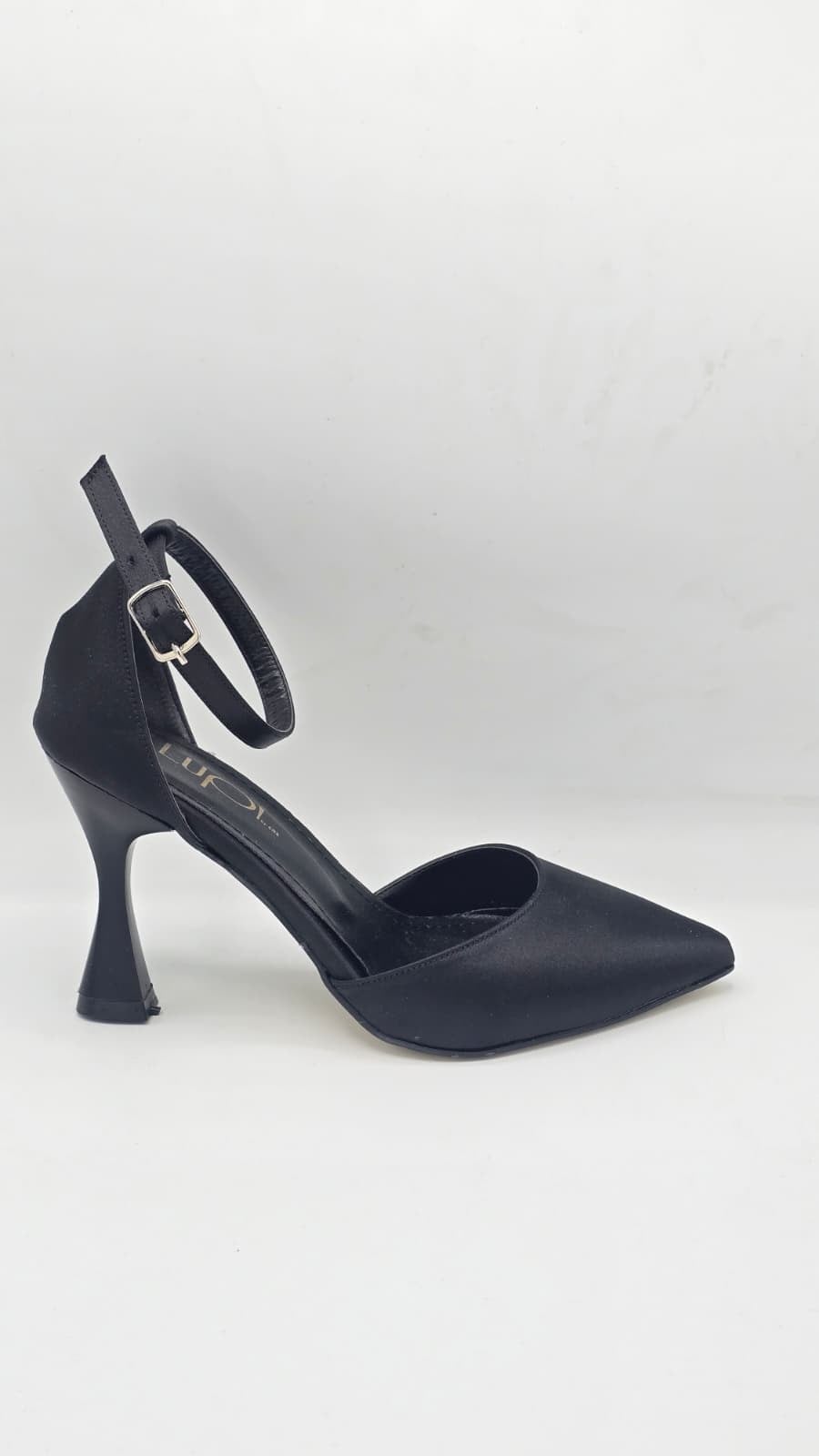 Luvestashoes Mat Gece Siyahı Kadeh Topuklu Ortopedik Stiletto