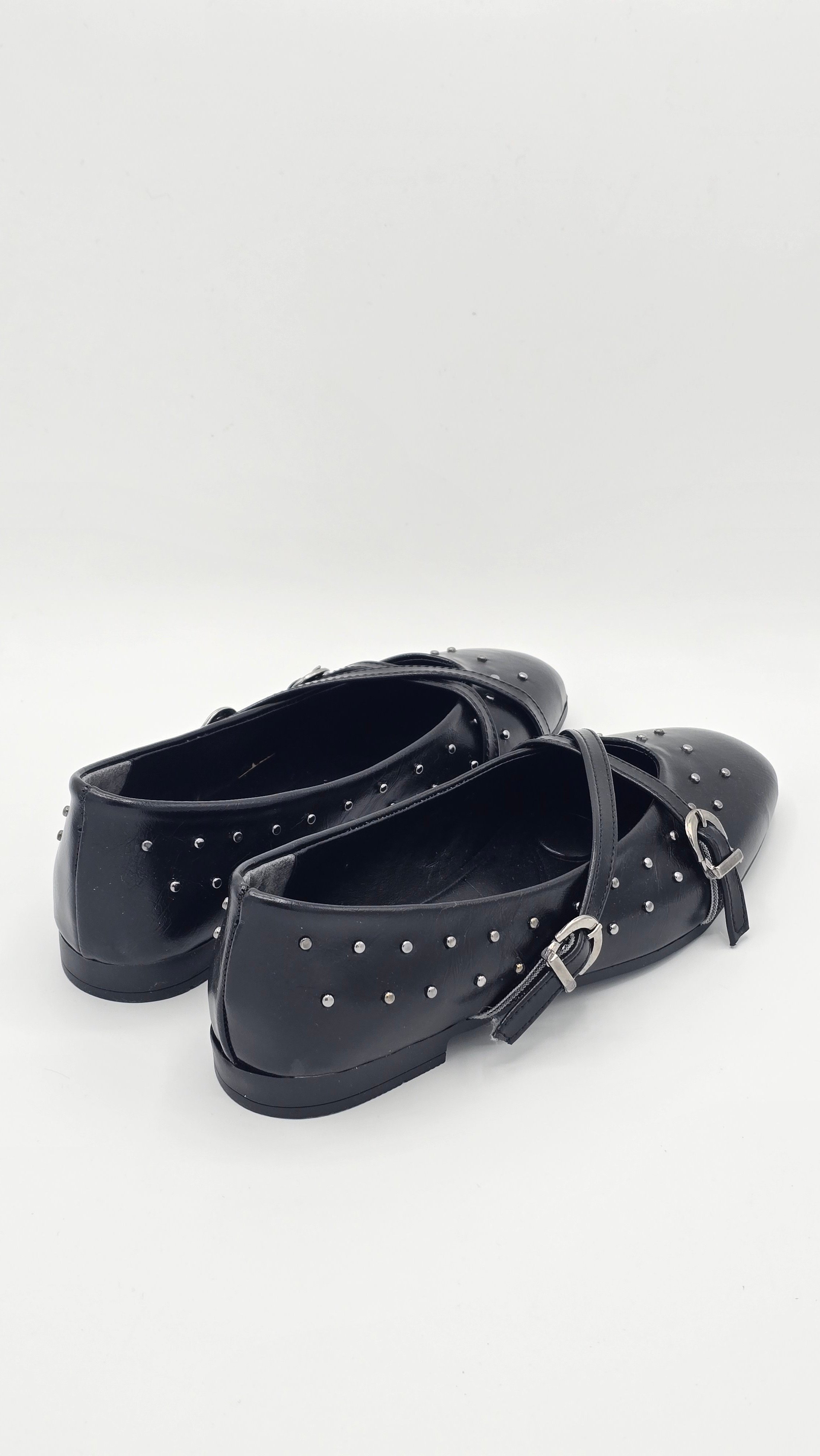Luvestashoes Siyah Trok Detaylı Çapraz Bantlı Ortopedik Babet