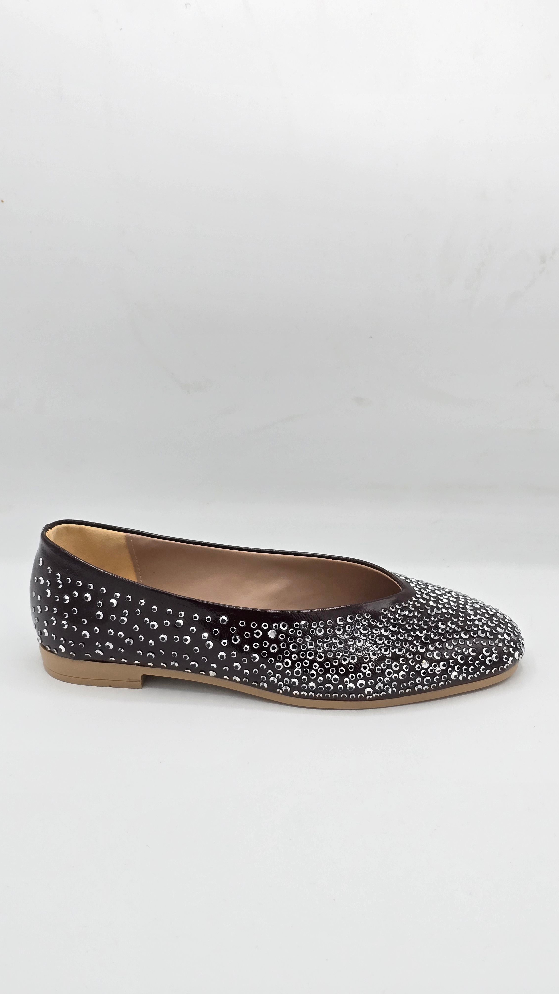 LUVESTASHOES TAŞ DOKULU BABET ACI KAHVE