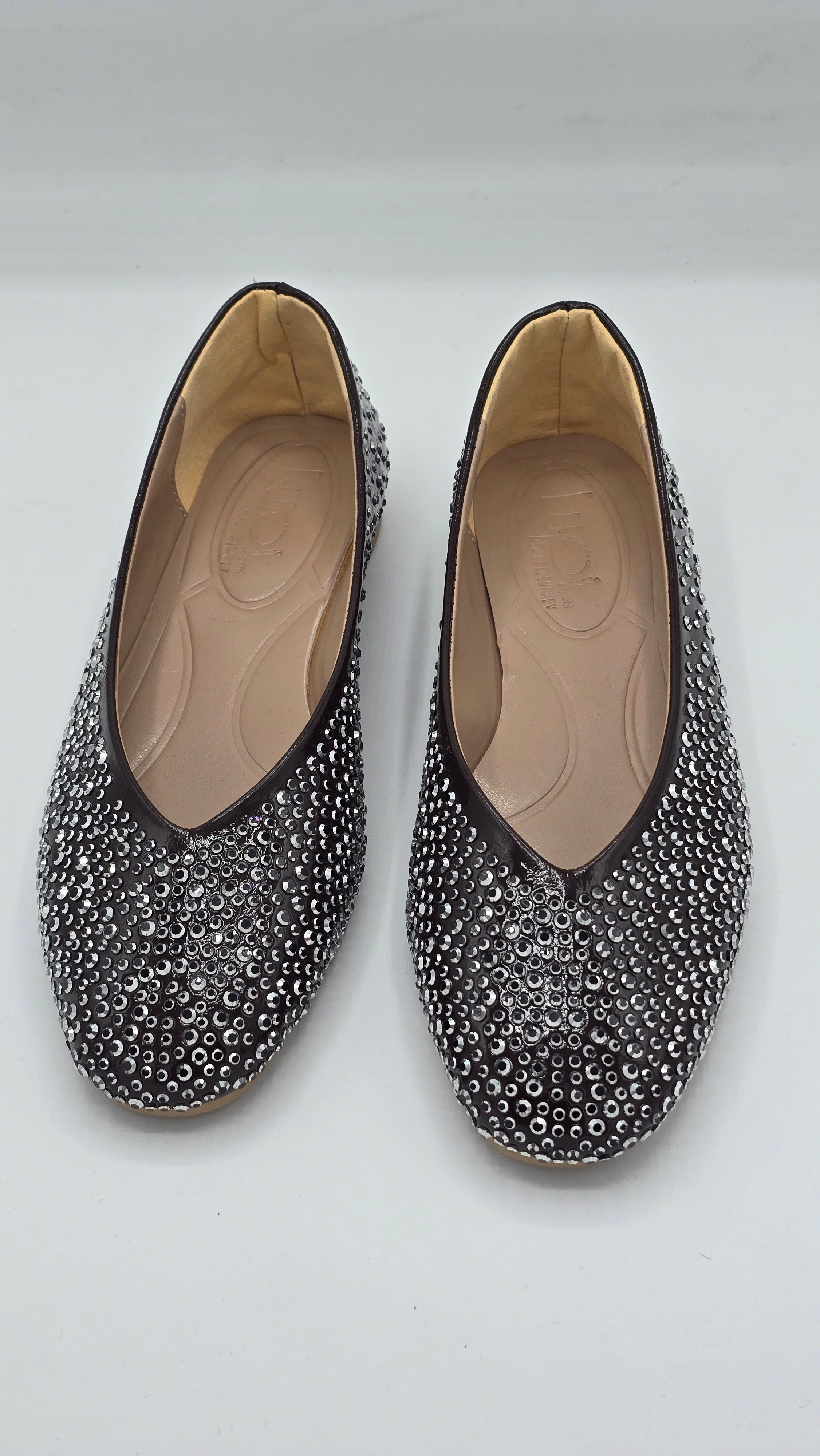 LUVESTASHOES TAŞ DOKULU BABET ACI KAHVE