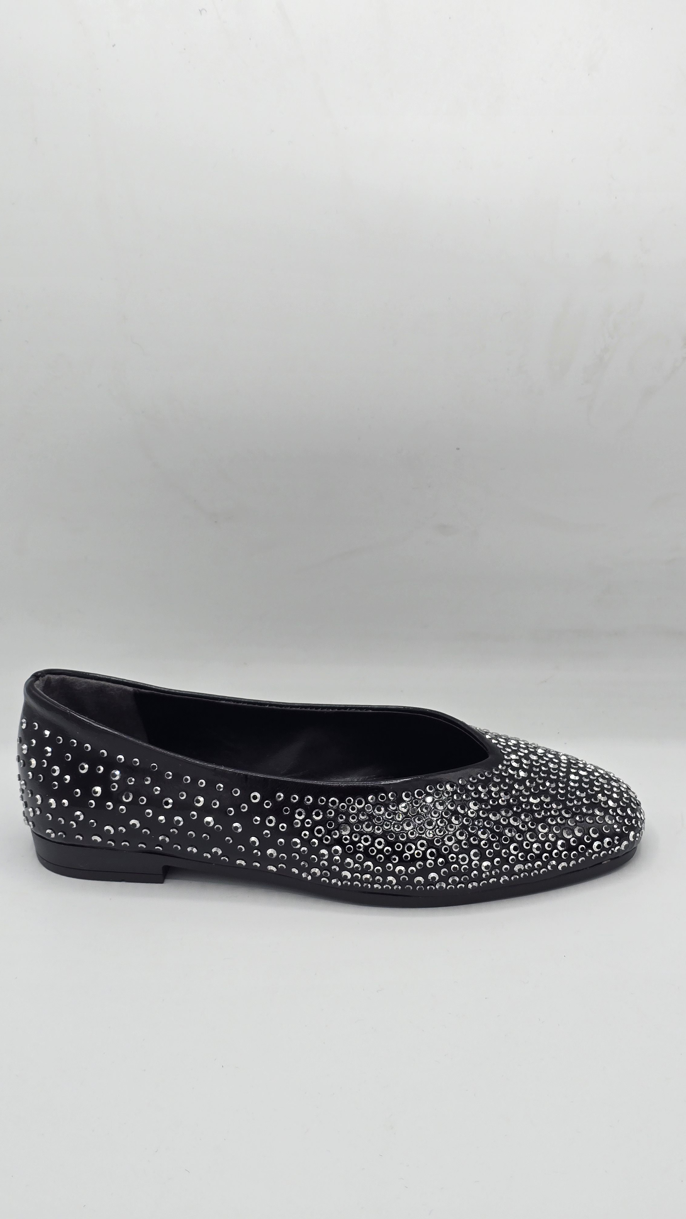 LUVESTASHOES TAŞ DOKULU BABET SİYAH