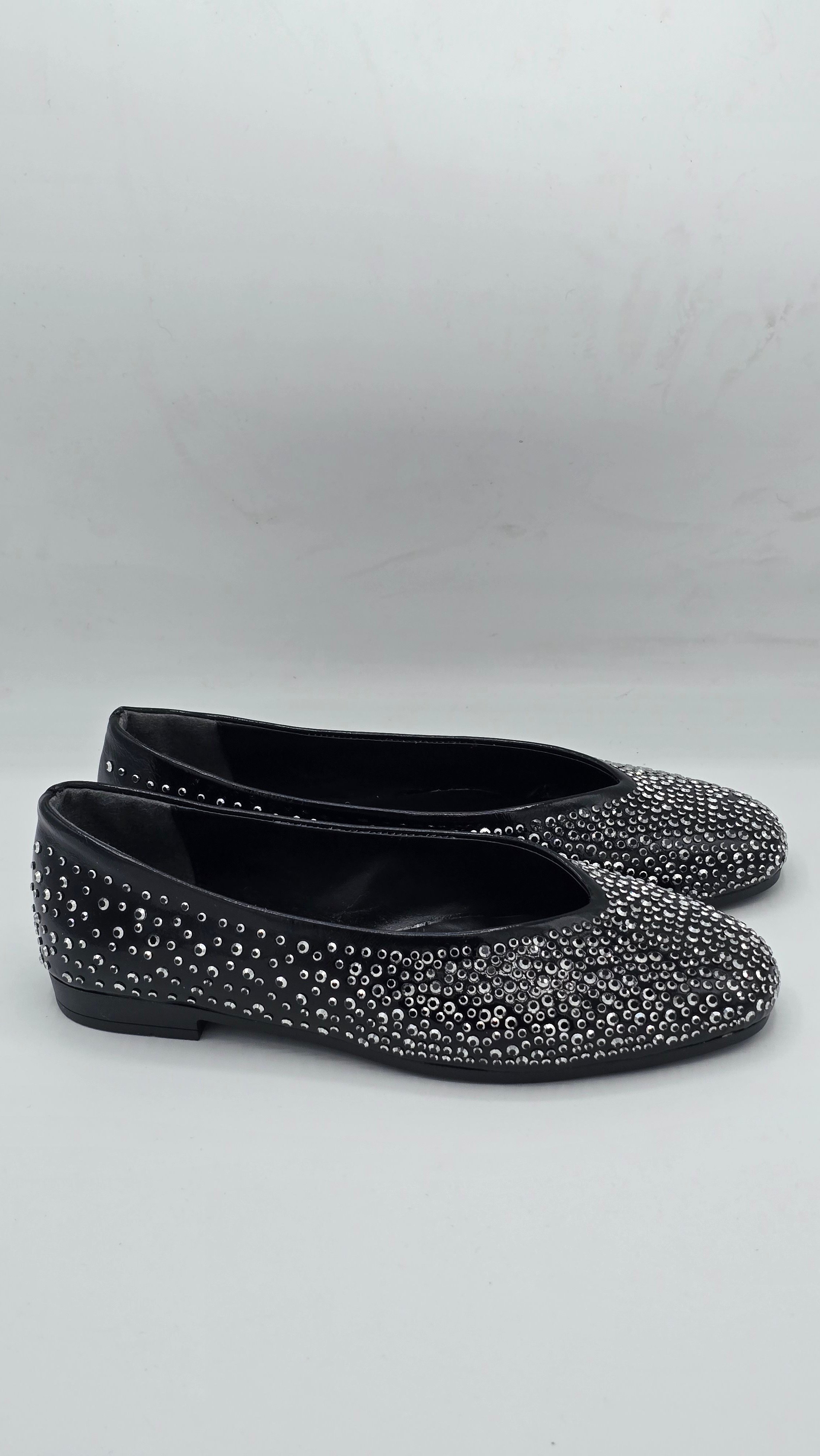 LUVESTASHOES TAŞ DOKULU BABET SİYAH