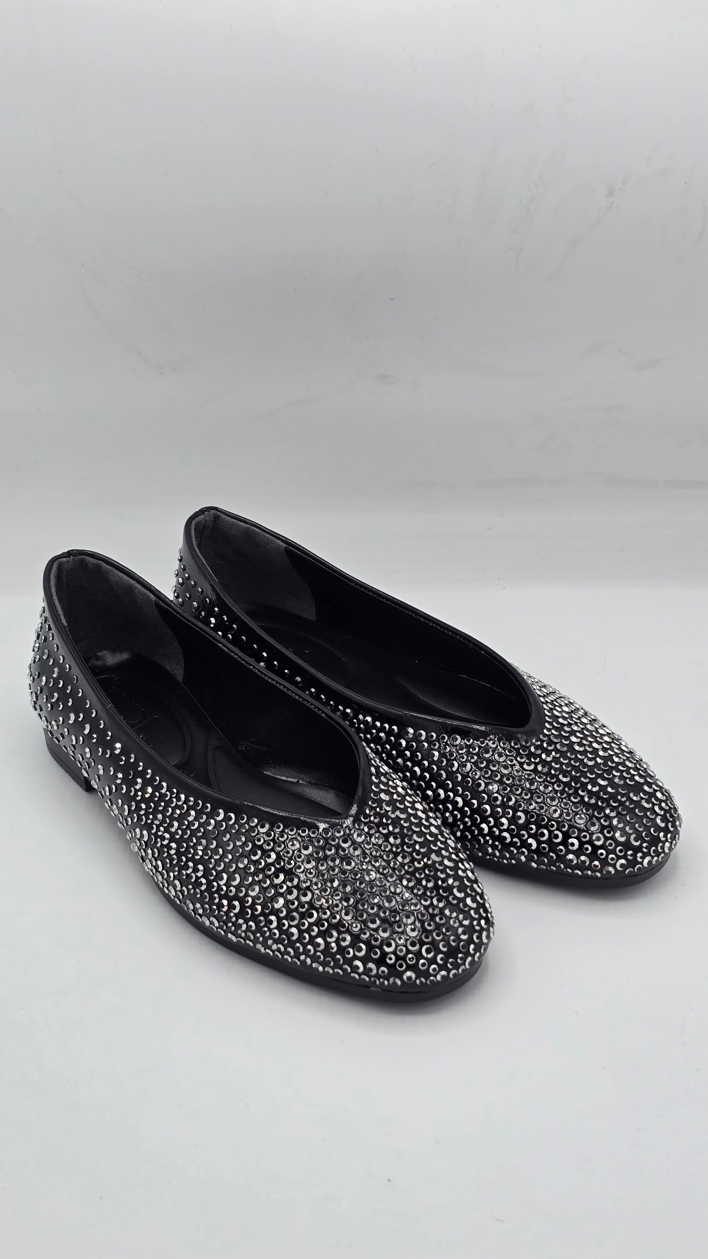 LUVESTASHOES TAŞ DOKULU BABET SİYAH