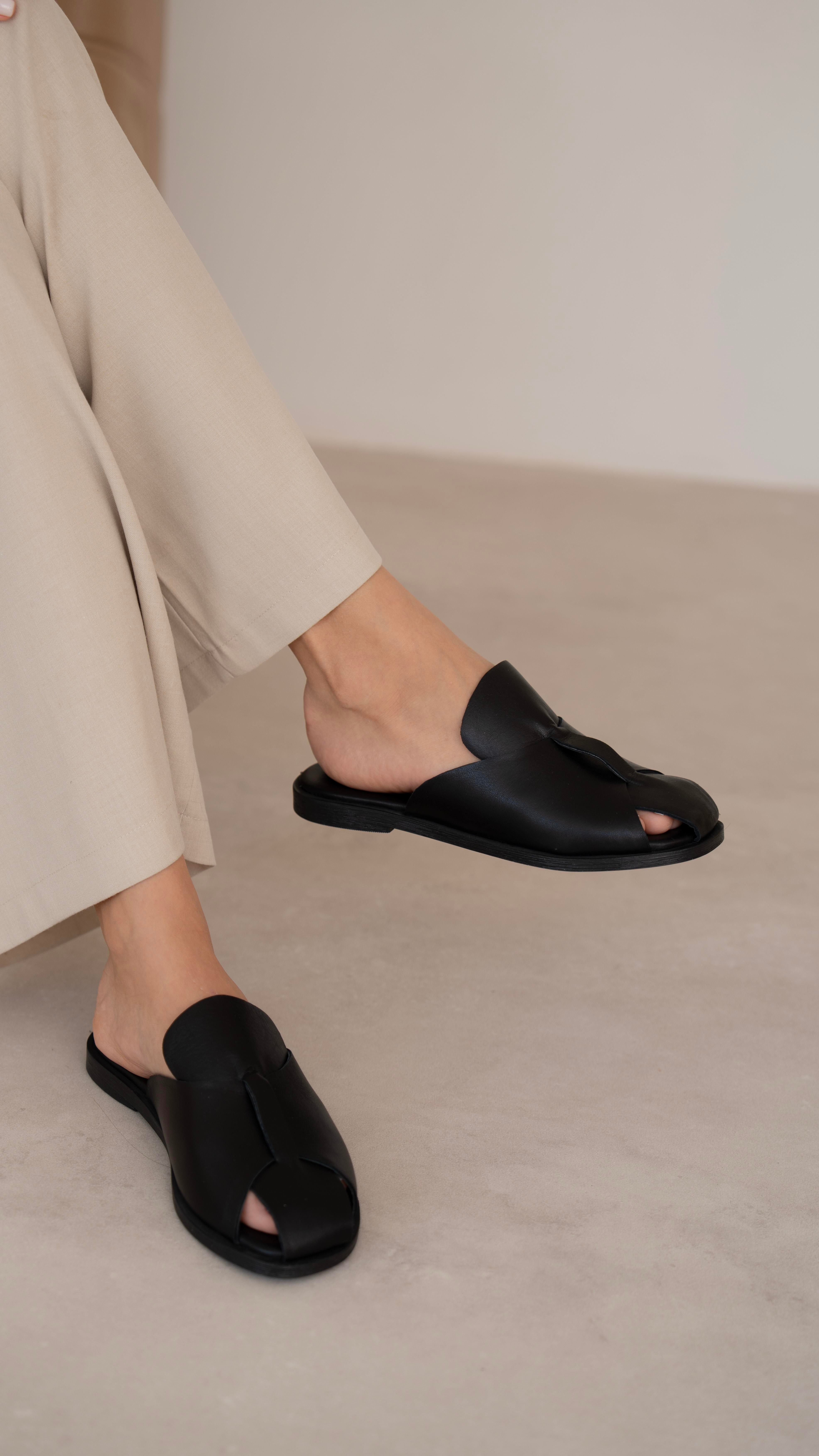 Bayern Siyah   Hakiki Deri   Terlik