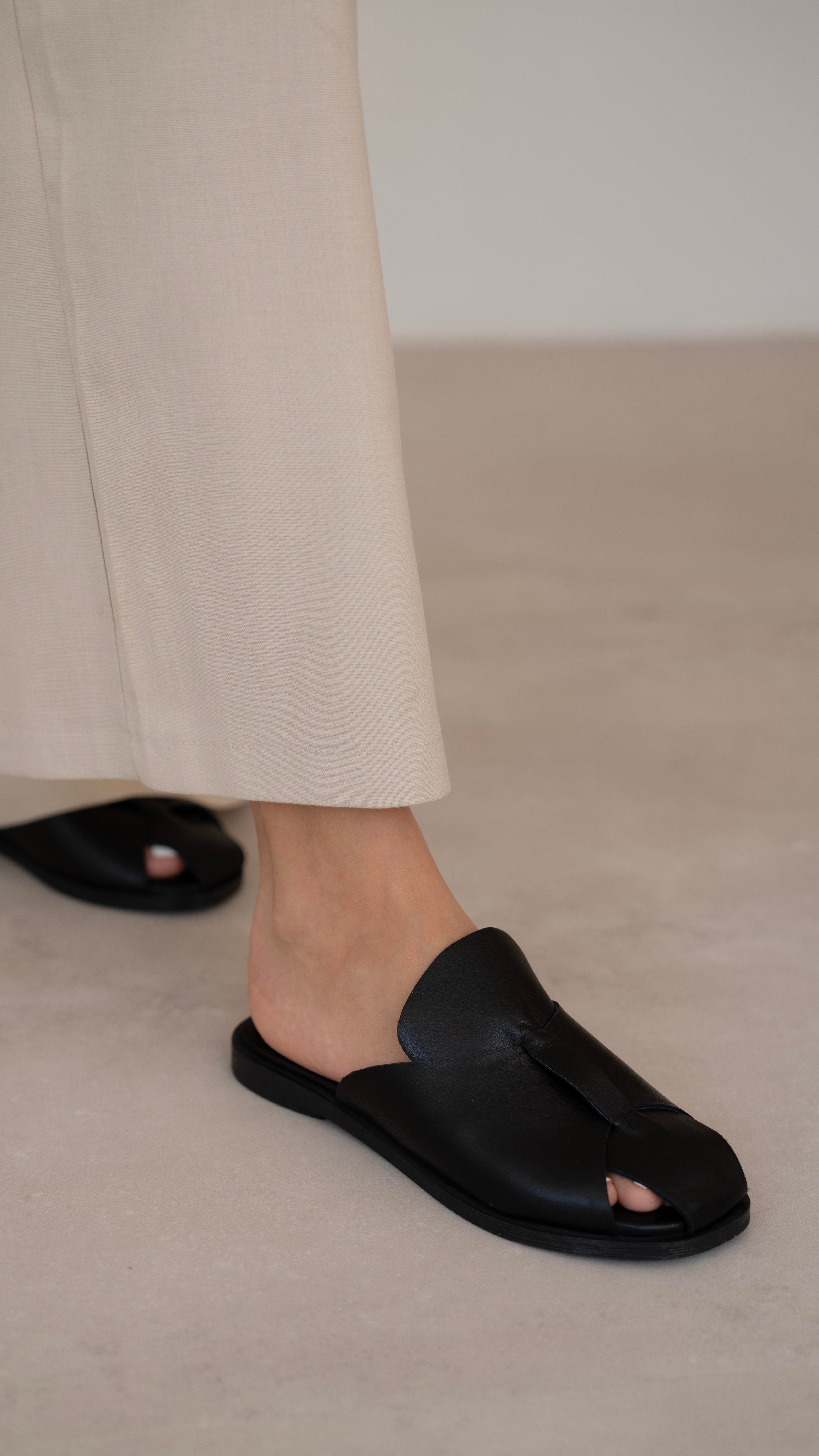 Bayern Siyah   Hakiki Deri   Terlik